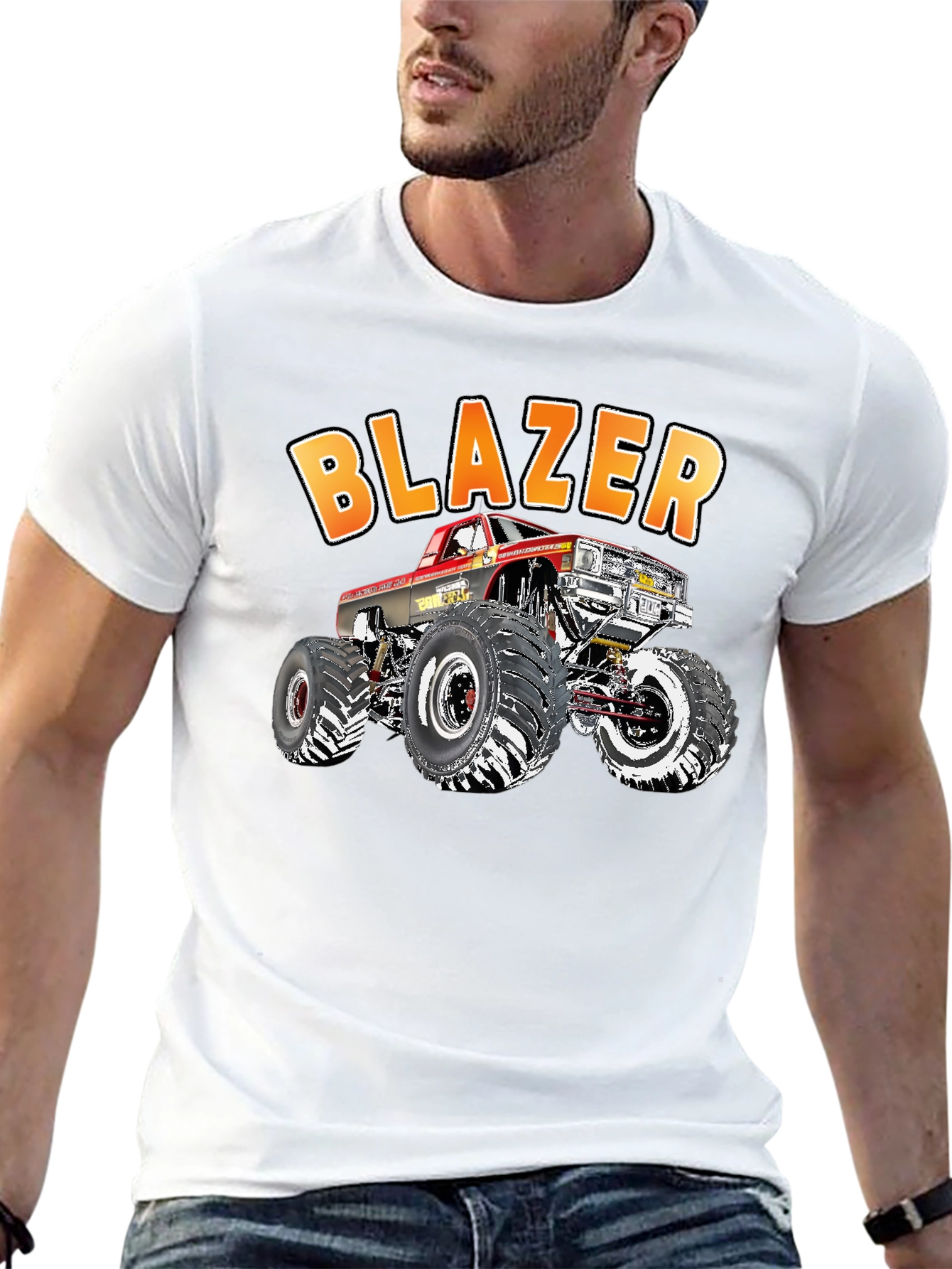 Blazer Monster Truck Graphic T-Shirt
