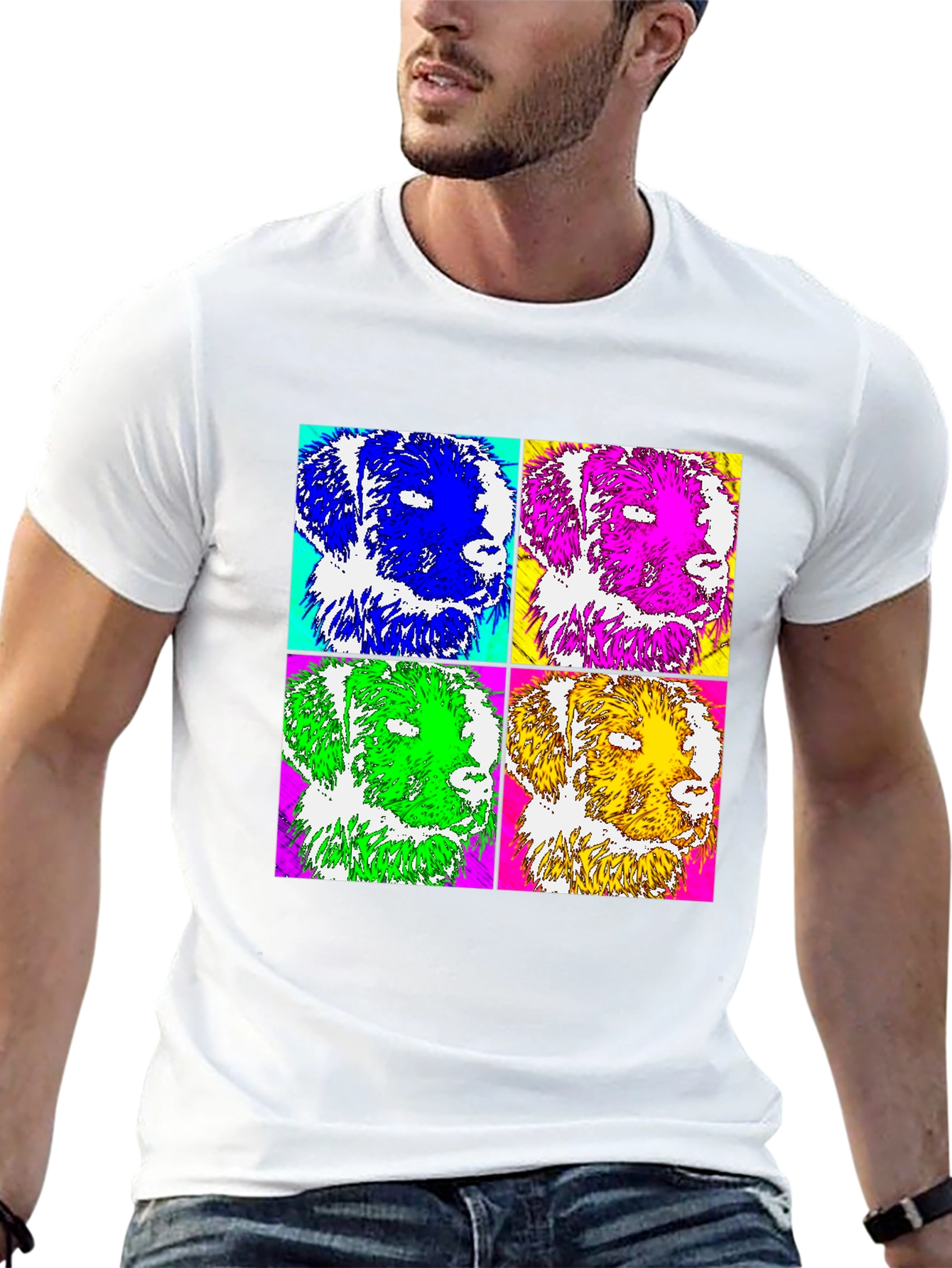 Pop Art Dog Graphic Tee