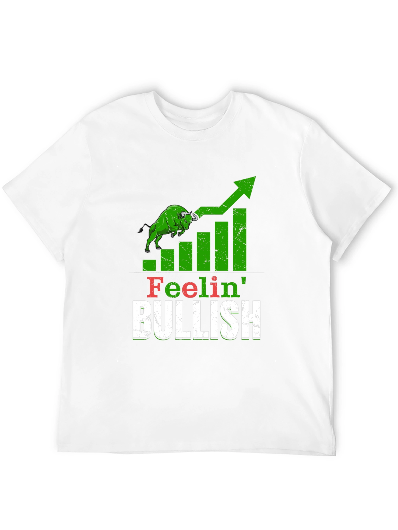 Feelin Bullish Stock Market Graphic T-Shirt