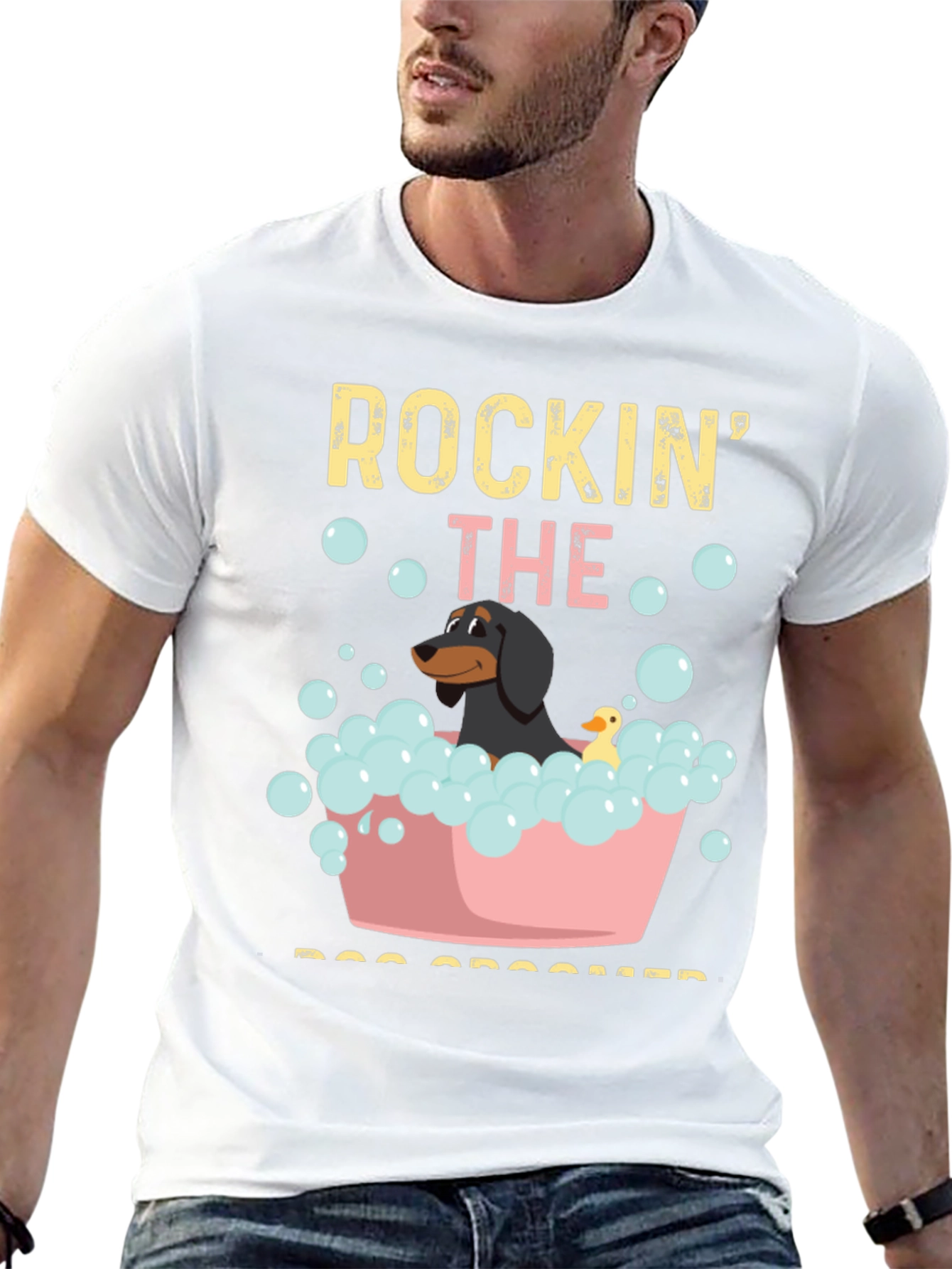 Rockin The Dog Groomer T-Shirt