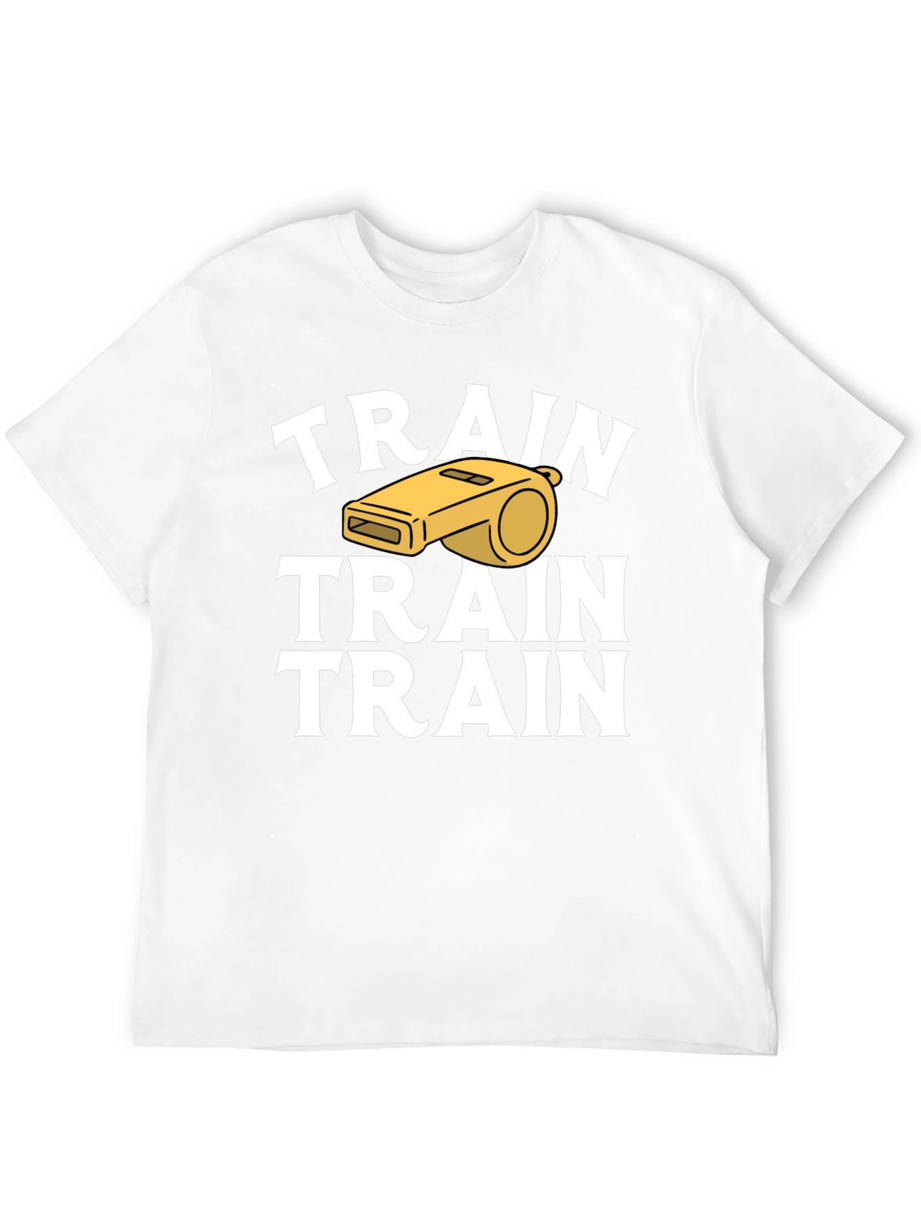 Train Whistle Graphic T-Shirt
