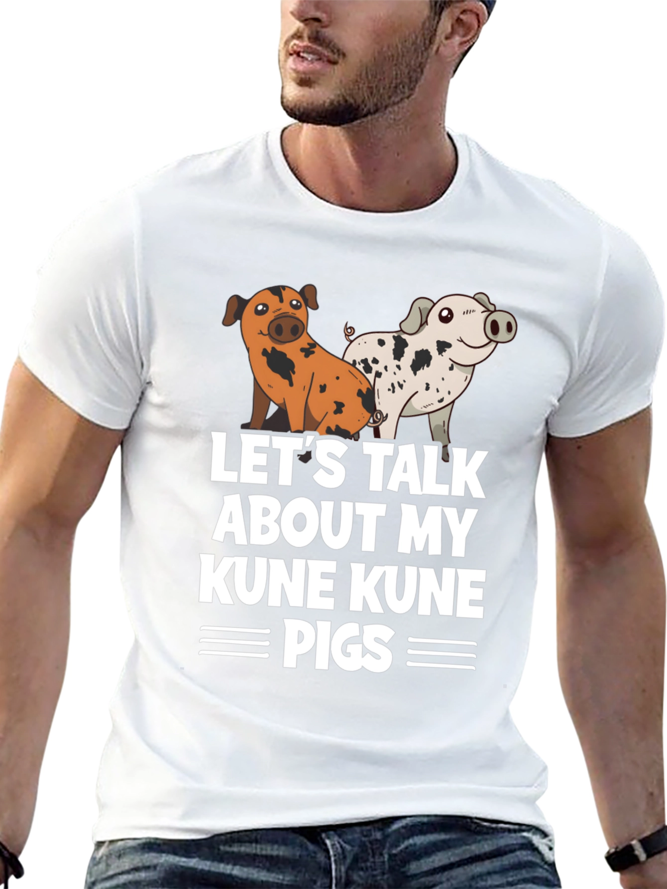 Kune Kune Pigs Graphic T-Shirt