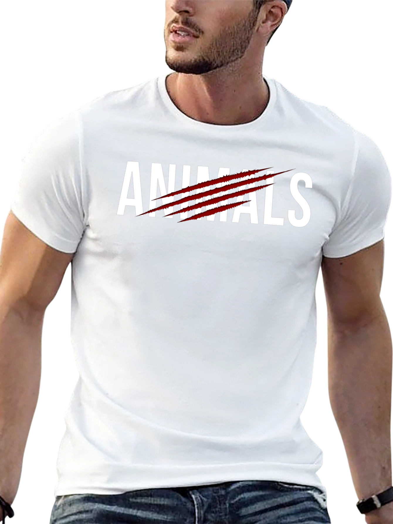 Animals Claw Mark T-Shirt - Bold Graphic Tee
