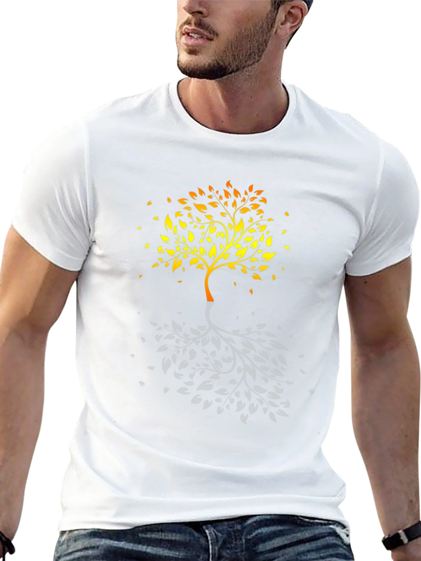 Tree of Life Mens Black Graphic Tee