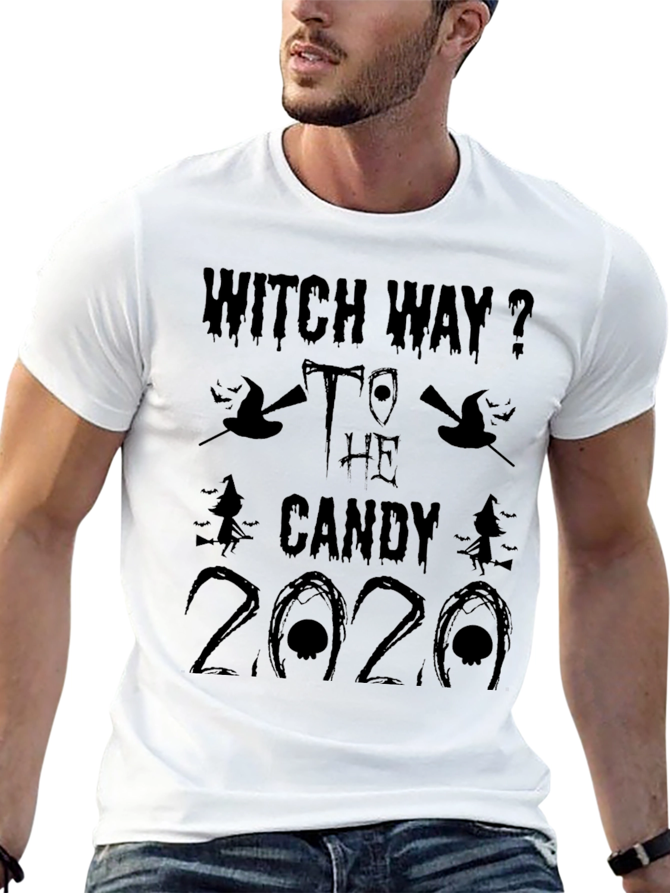 Witch Way To The Candy 2020 Halloween T-Shirt