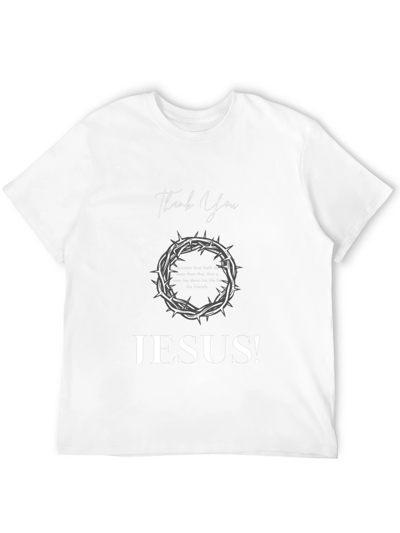 Thank You Jesus Graphic Tee - Christian Apparel