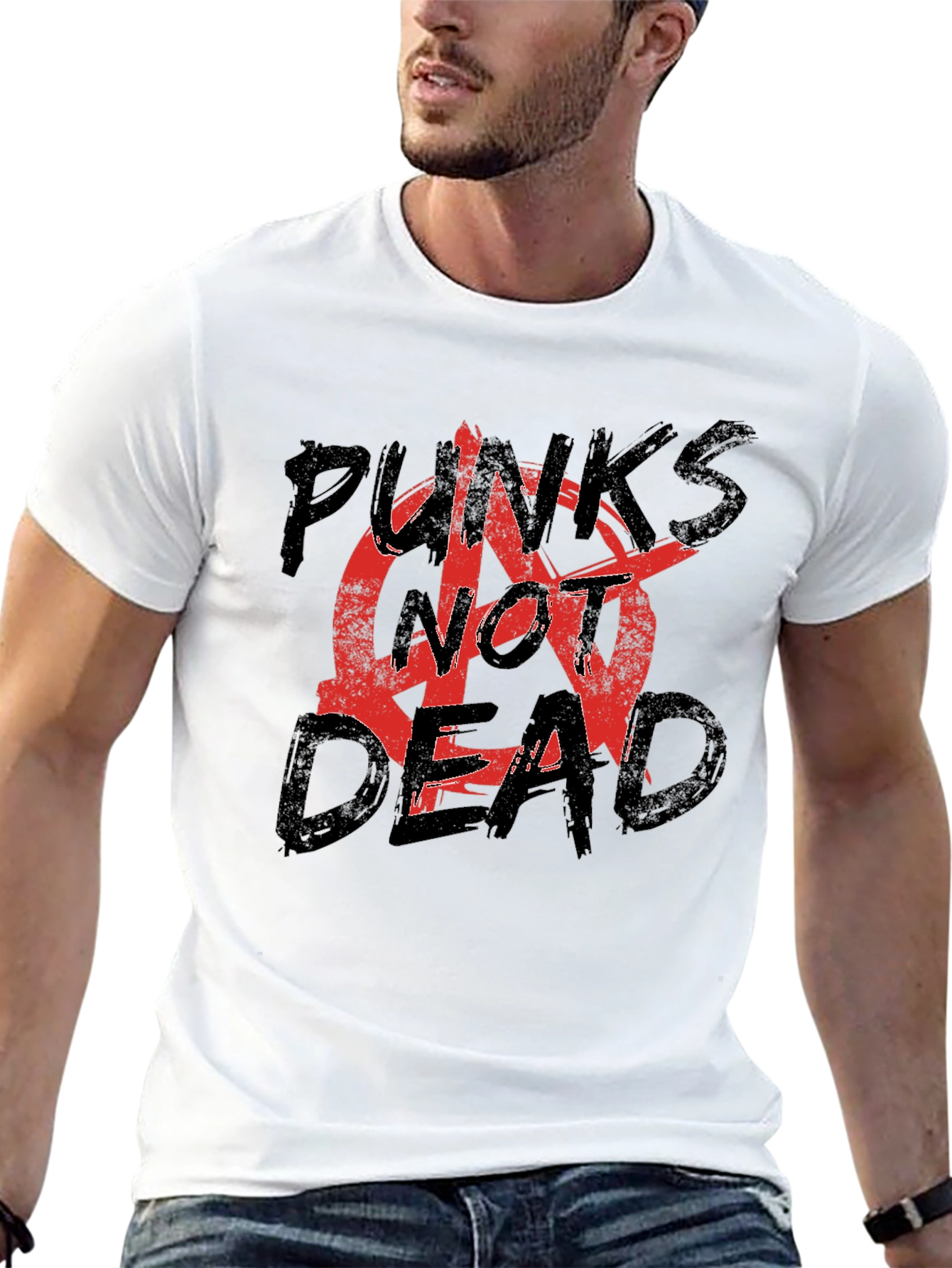 Punks Not Dead Graphic T-Shirt