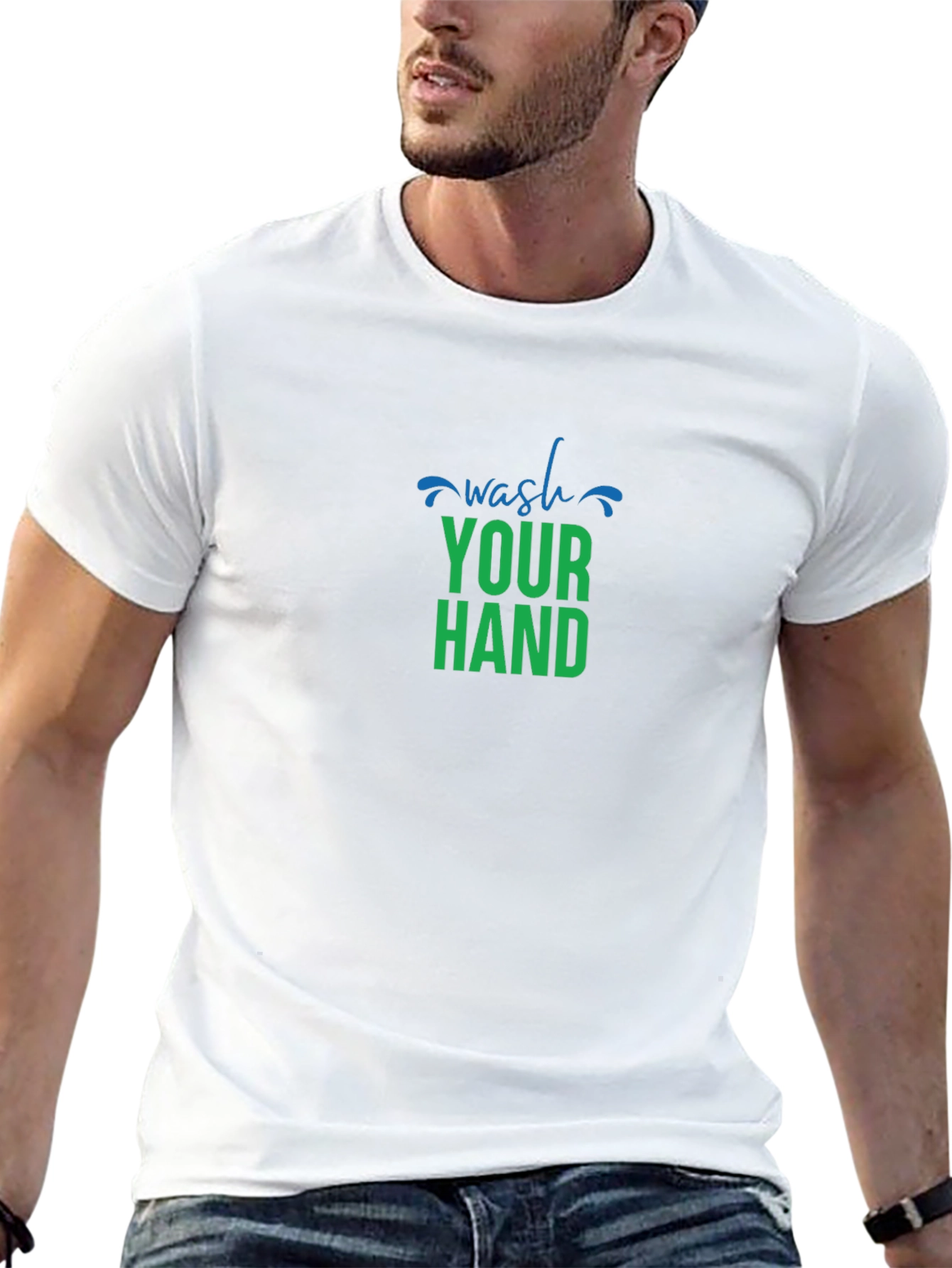 Wash Your Hand T-Shirt - Stylish & Essential
