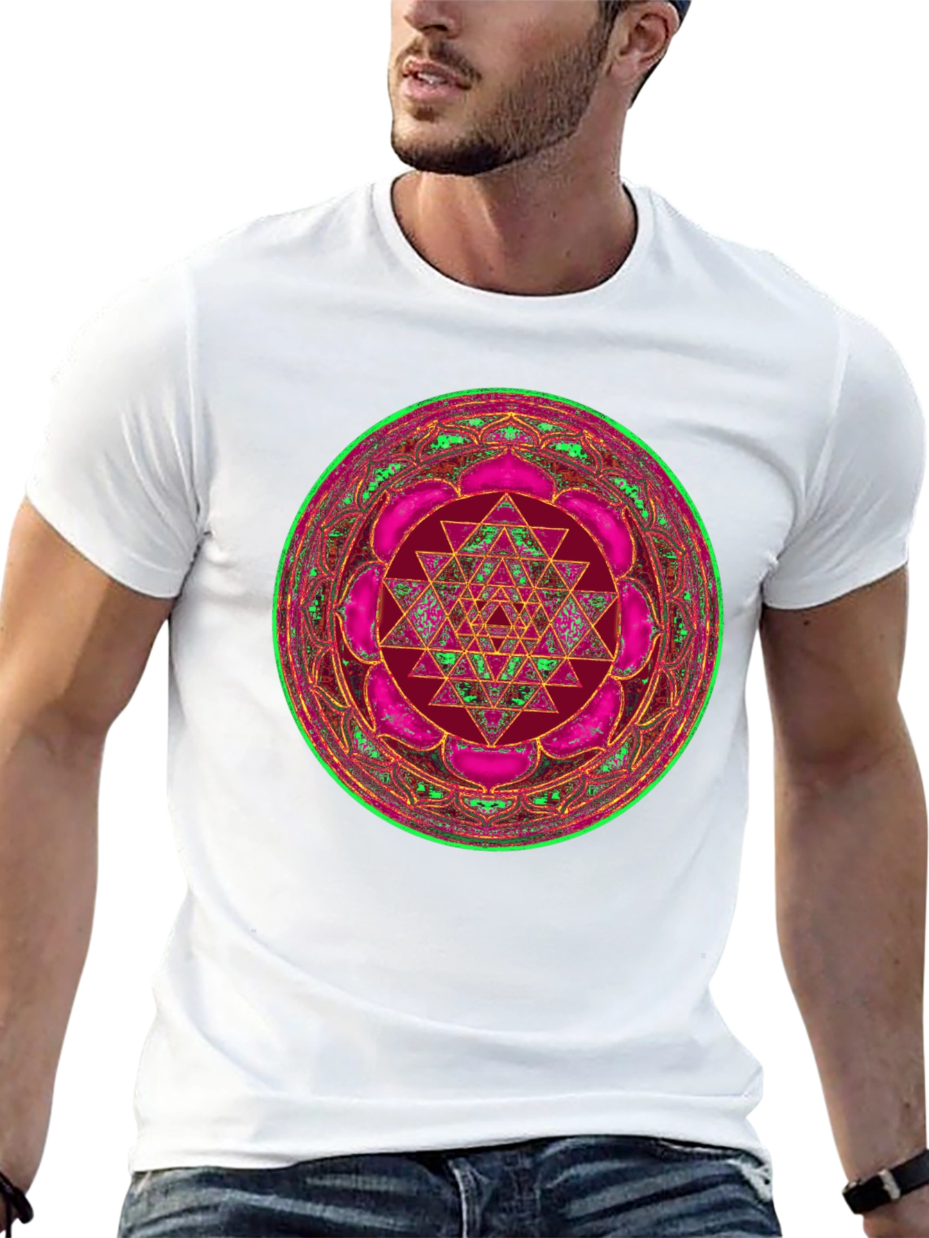 Mandala Graphic Black T-Shirt