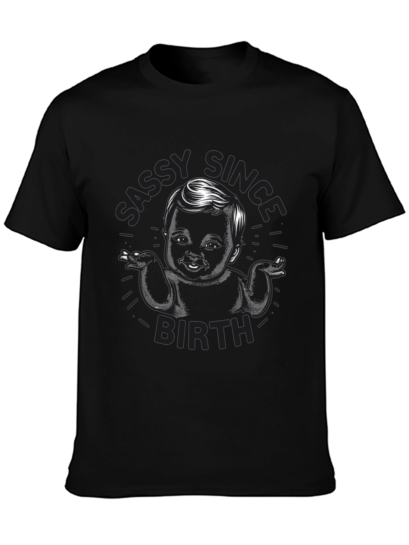 Sassy Since Birth Graphic T-Shirt