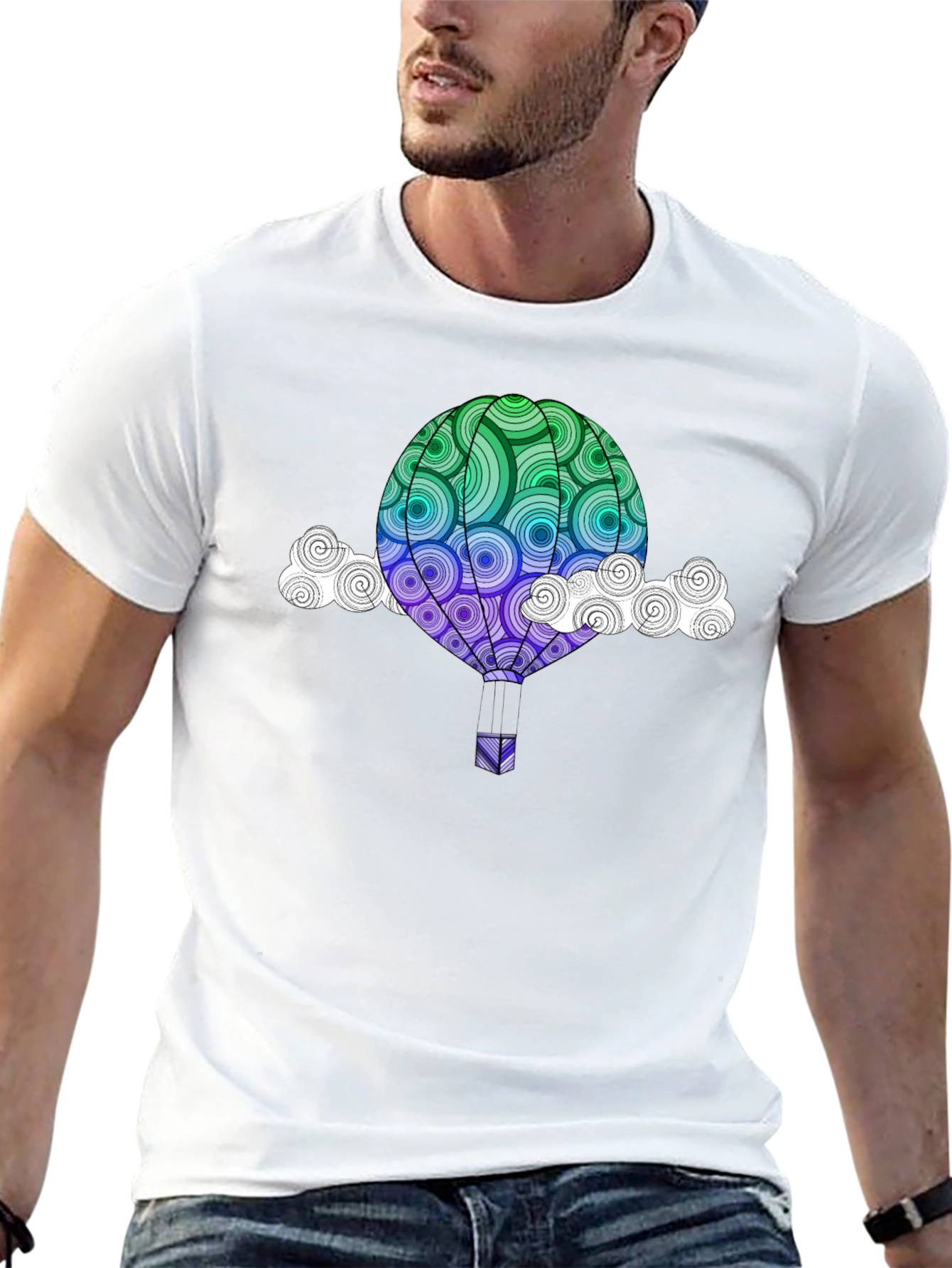 Hot Air Balloon Graphic Tee