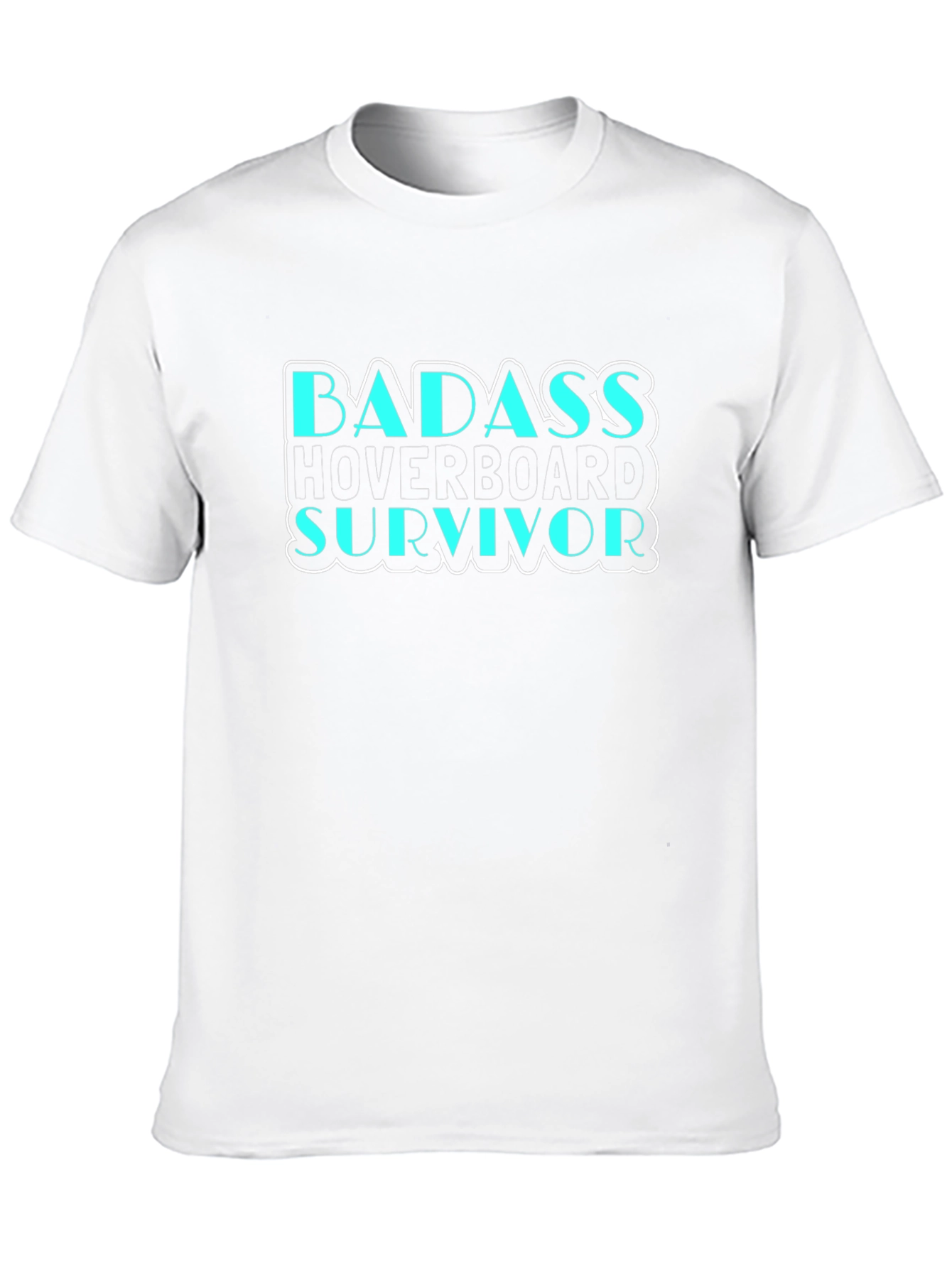 Badass Hoverboard Survivor Graphic Tee