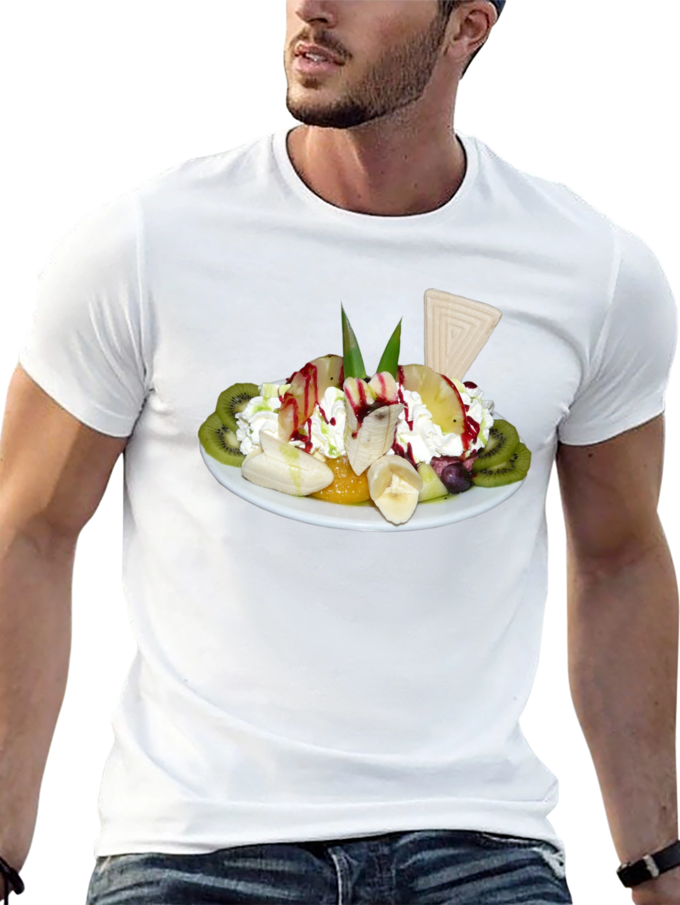 Fruit Dessert Graphic T-Shirt - Unisex Crew Neck Tee