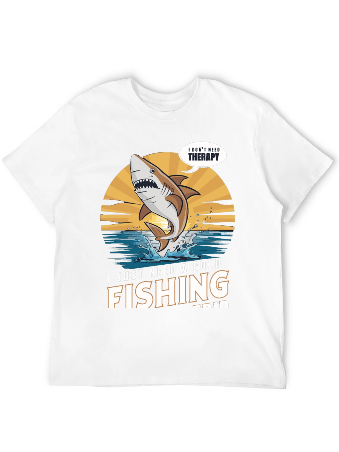 Fishing Trip T-Shirt - Shark Graphic Tee
