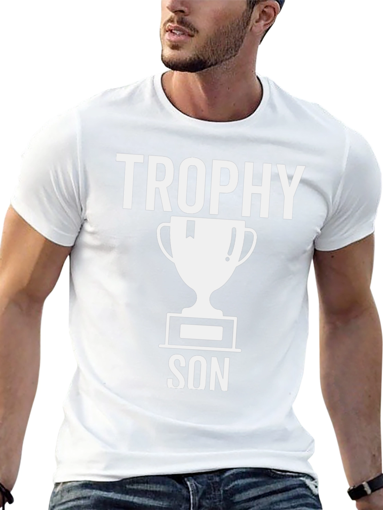 Trophy Son Graphic Tee - Black Cotton T-Shirt