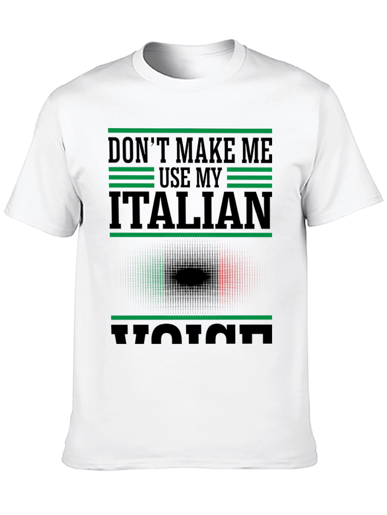 Italian Voice T-Shirt - Novelty Graphic Tee