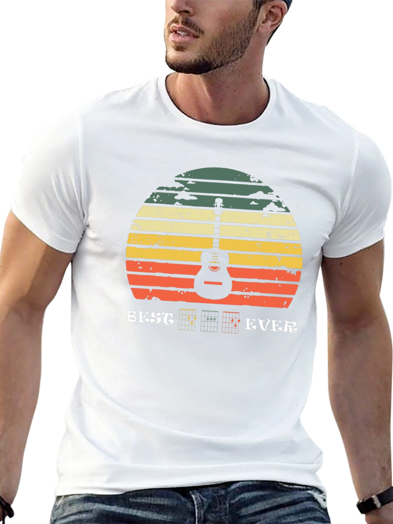 Best Guitar Ever Retro Graphic T-Shirt