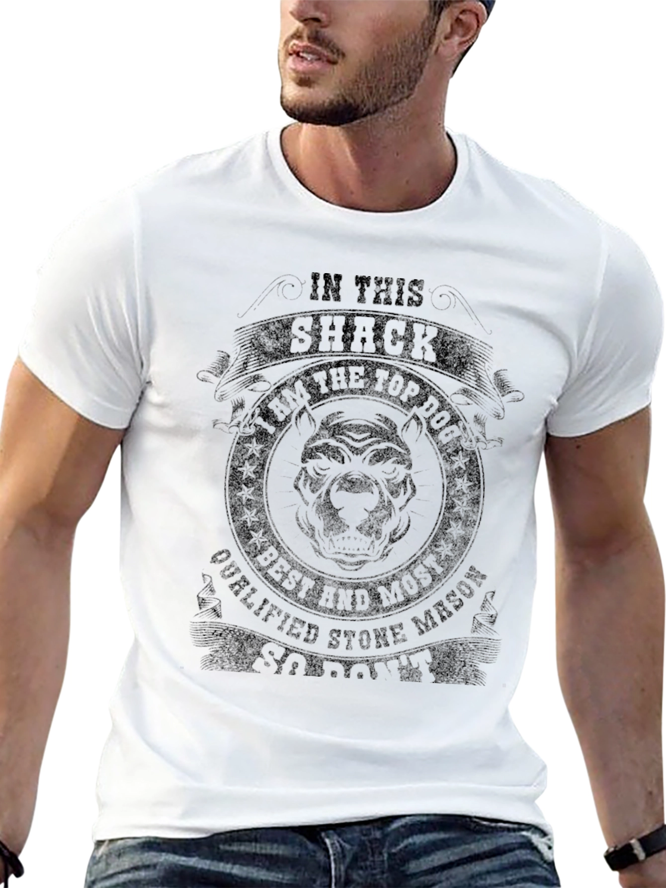 In This Shack Top Dog Graphic T-Shirt