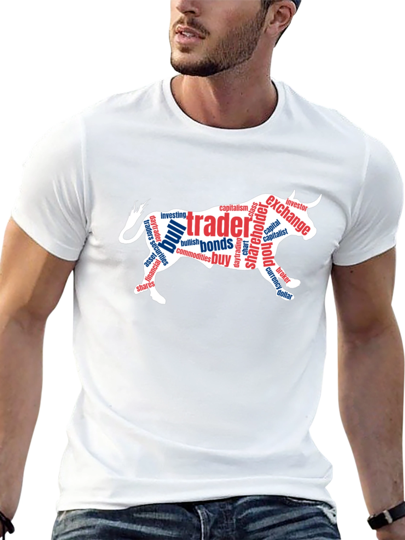 Trader Bull T-Shirt - Bullish on Stocks!