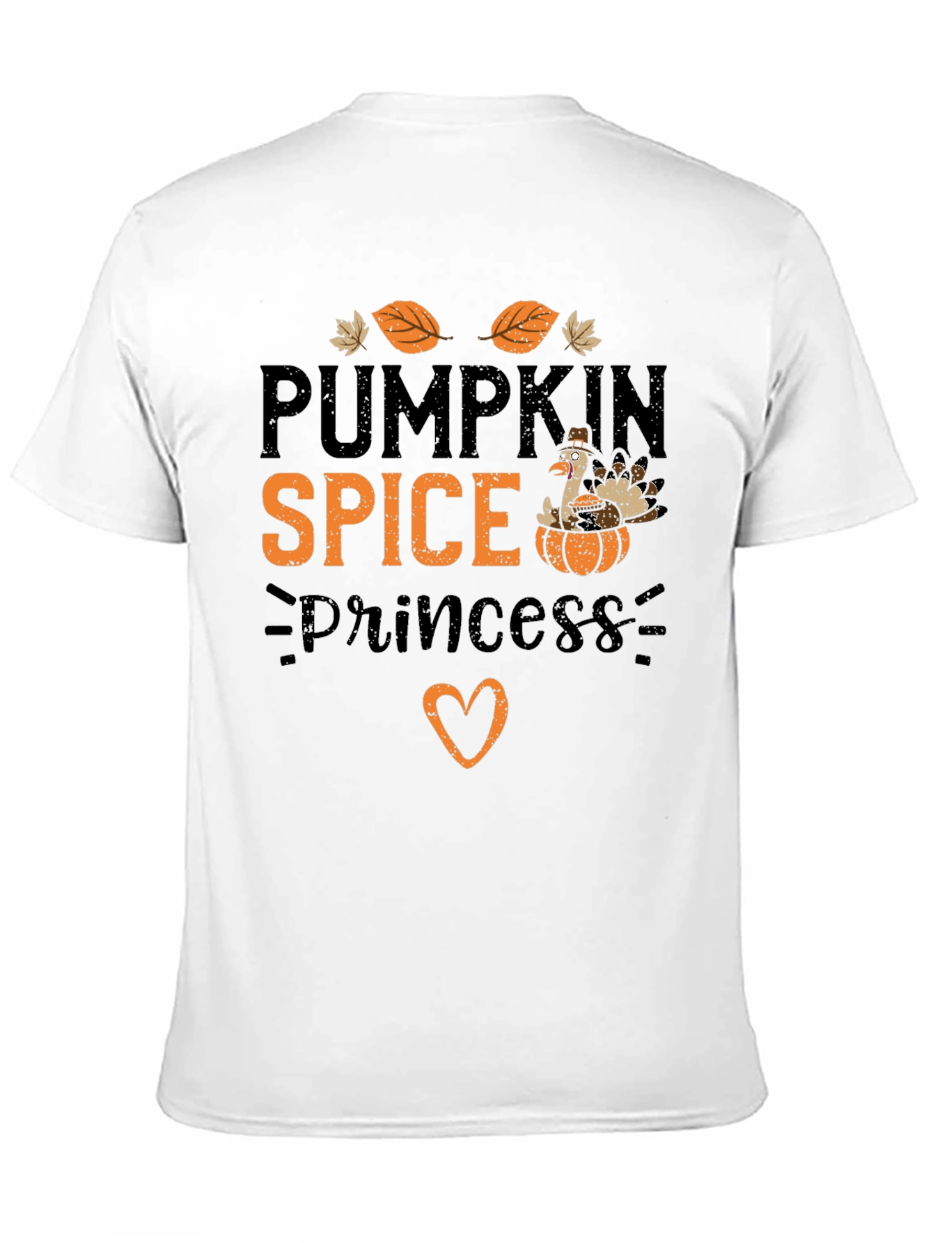 Pumpkin Spice Princess Thanksgiving Tee