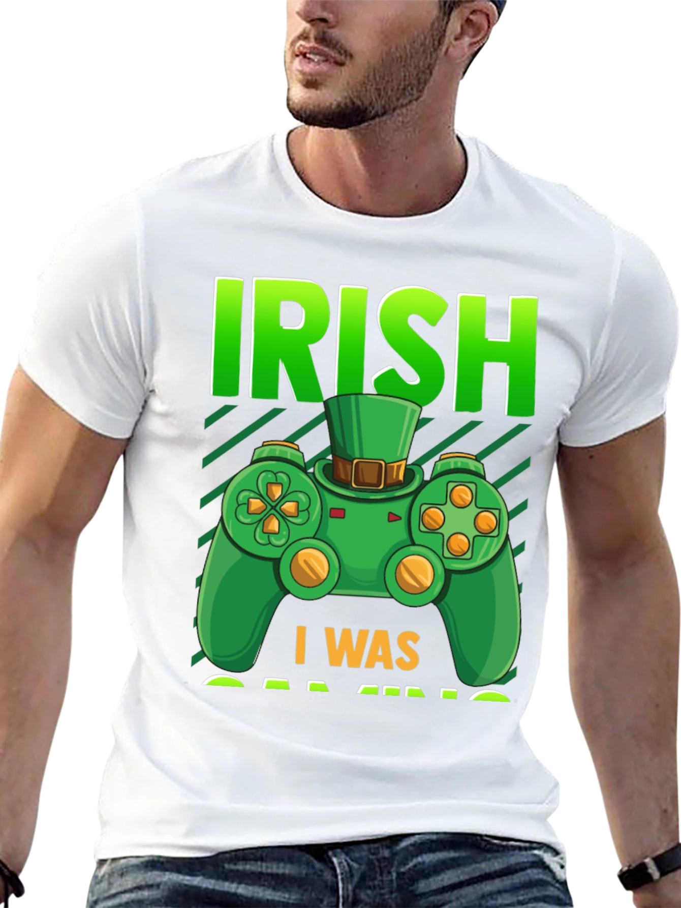 Irish Gaming T-Shirt - St. Patricks Day Gamer Tee