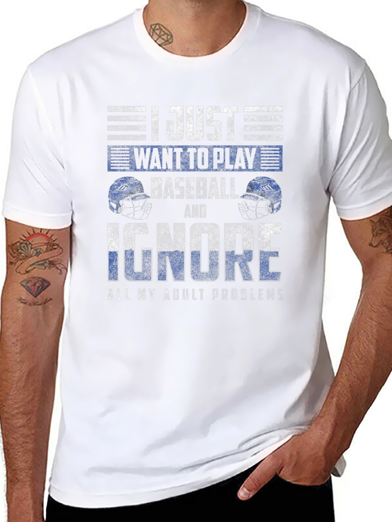 Baseball Adult Problems T-Shirt