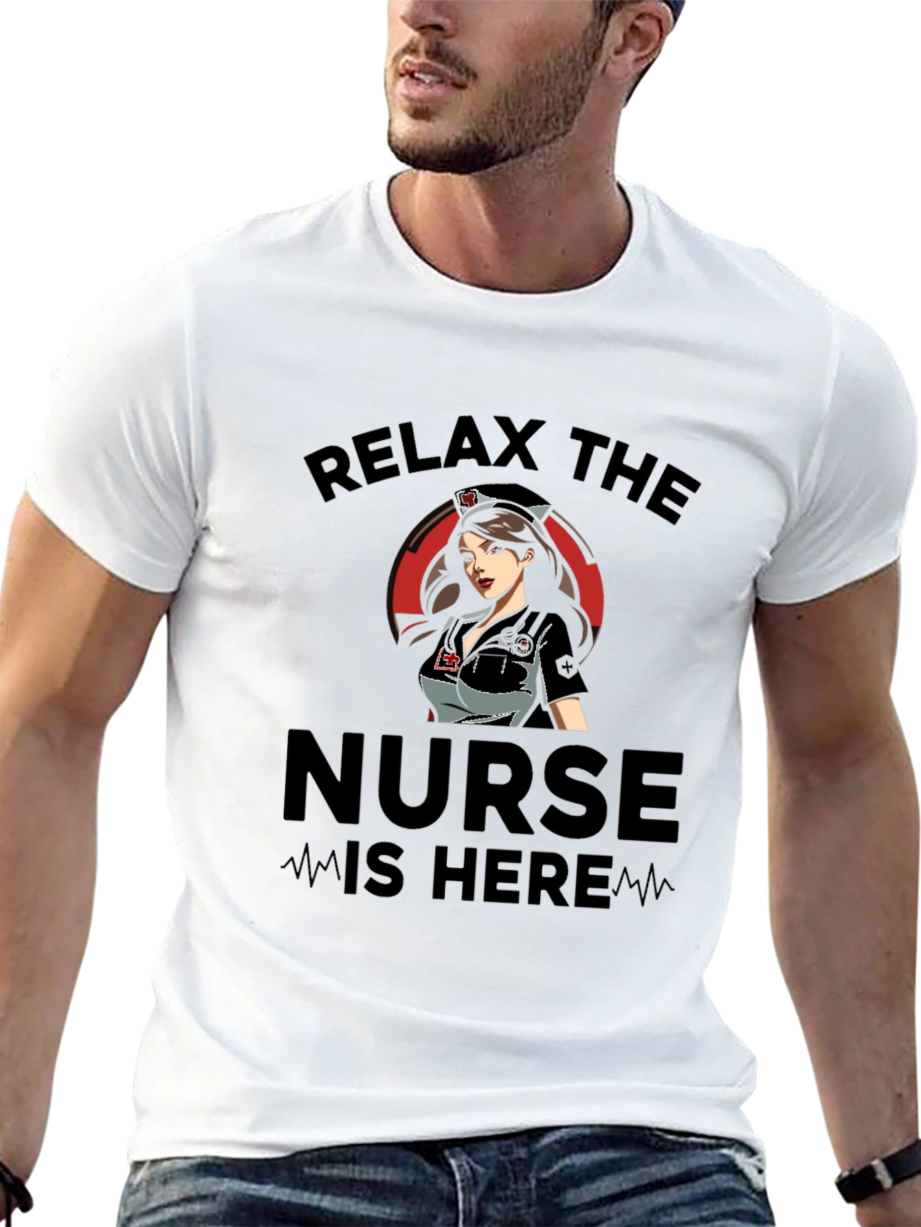 Relax The Nurse Is Here T-Shirt