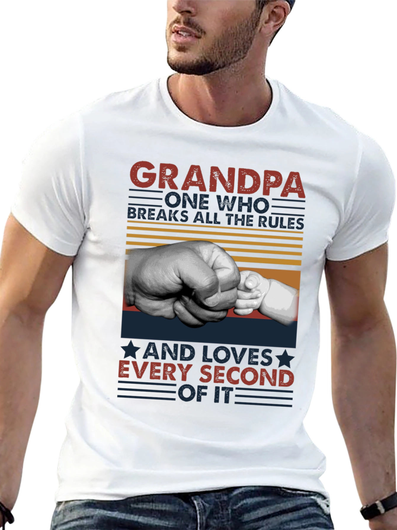 Grandpa Breaks All The Rules T-Shirt