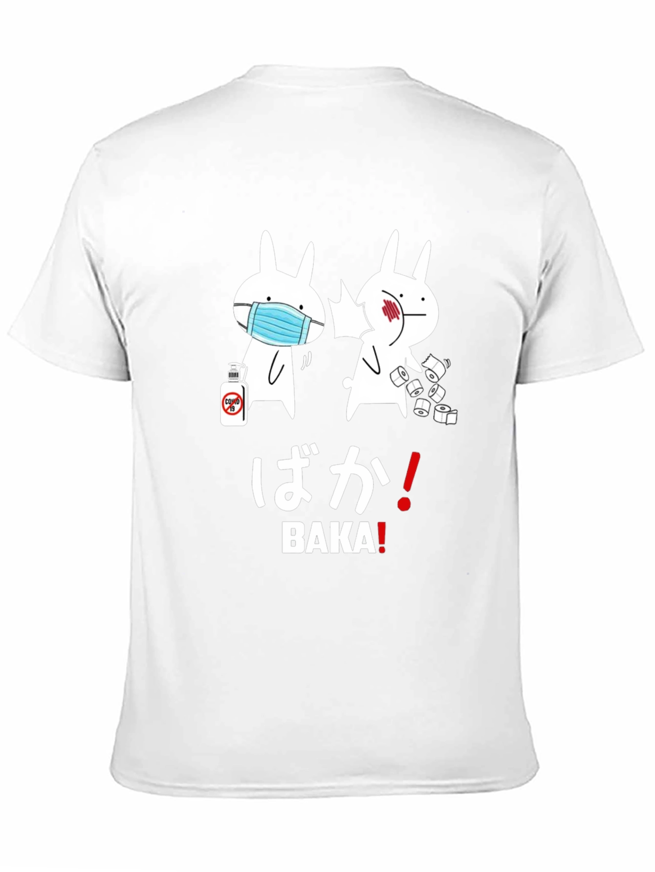 Baka Rabbits T-Shirt - COVID Pandemic Humor Tee