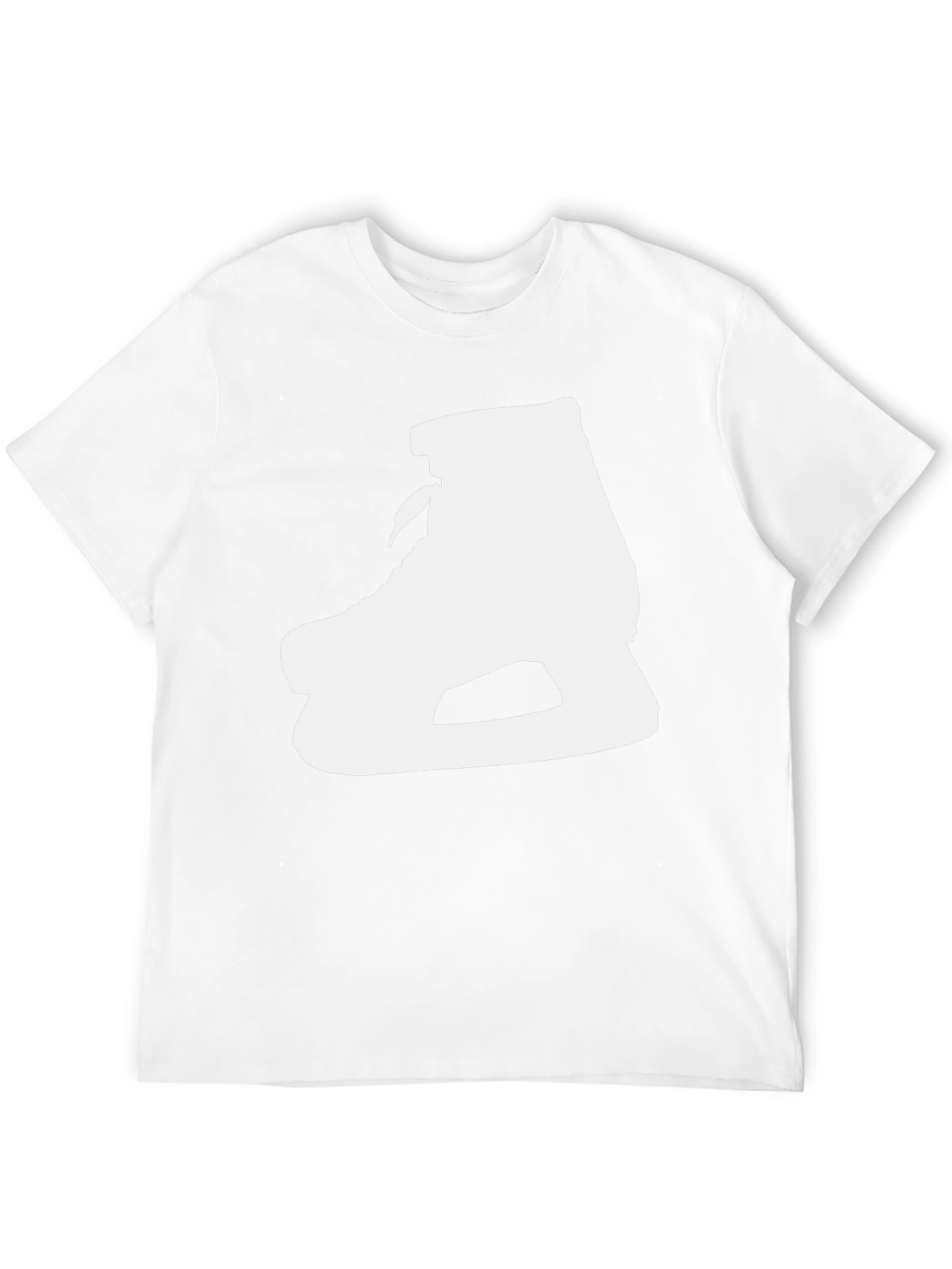 Ice Skate Graphic Tee - Sporty Black T-Shirt