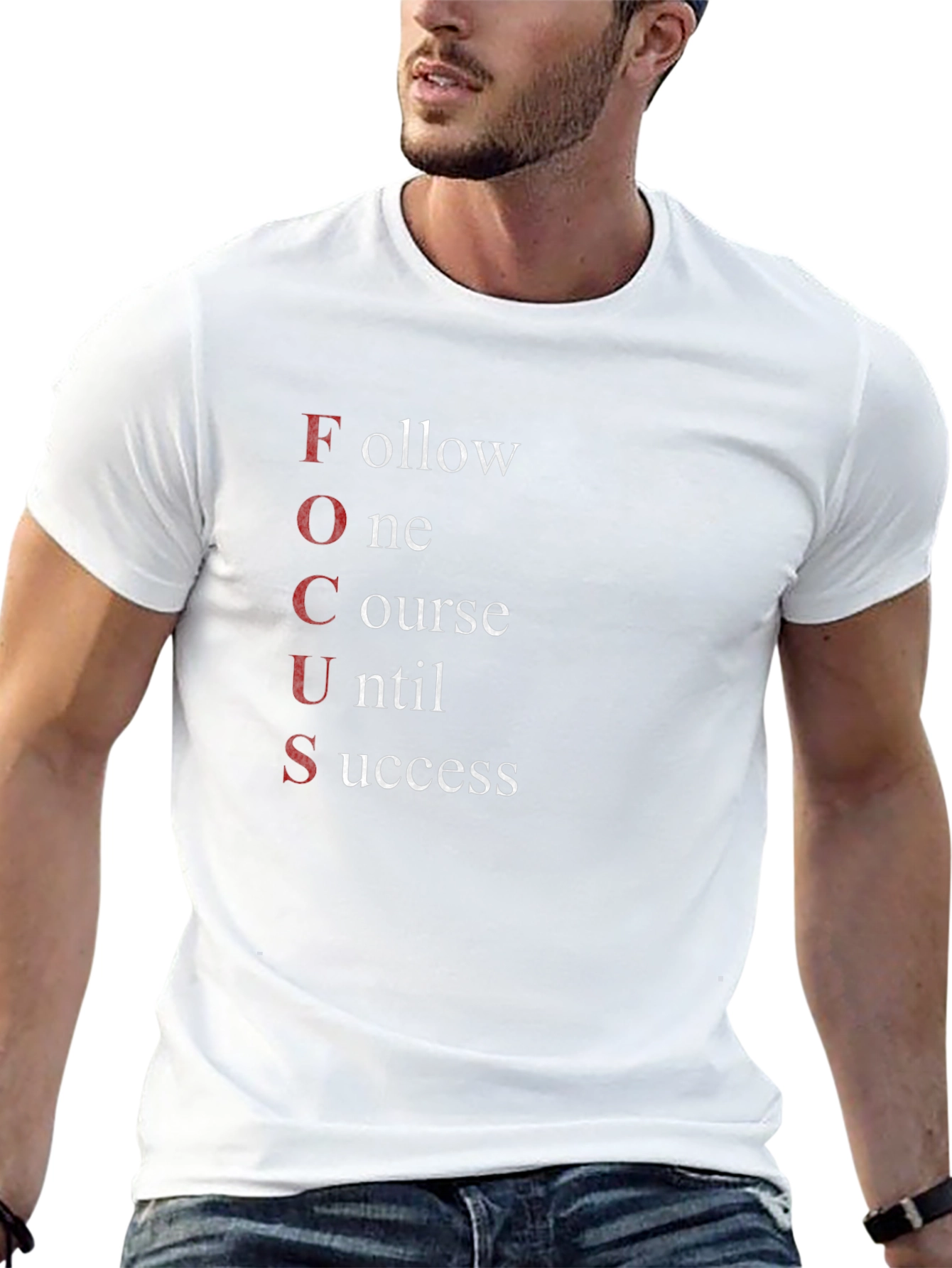 Motivational FOCUS Graphic T-Shirt