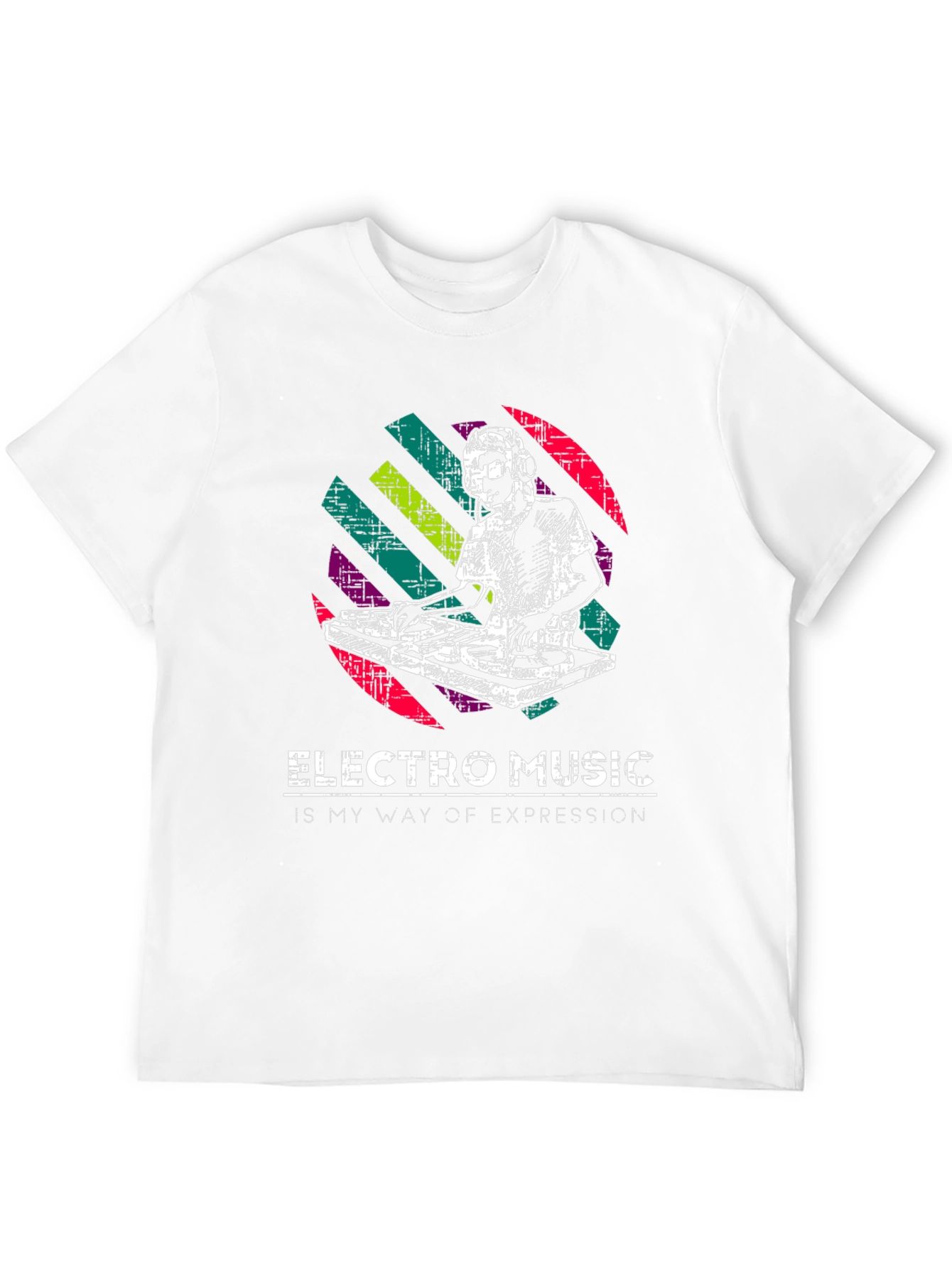 Electro Music DJ Graphic T-Shirt