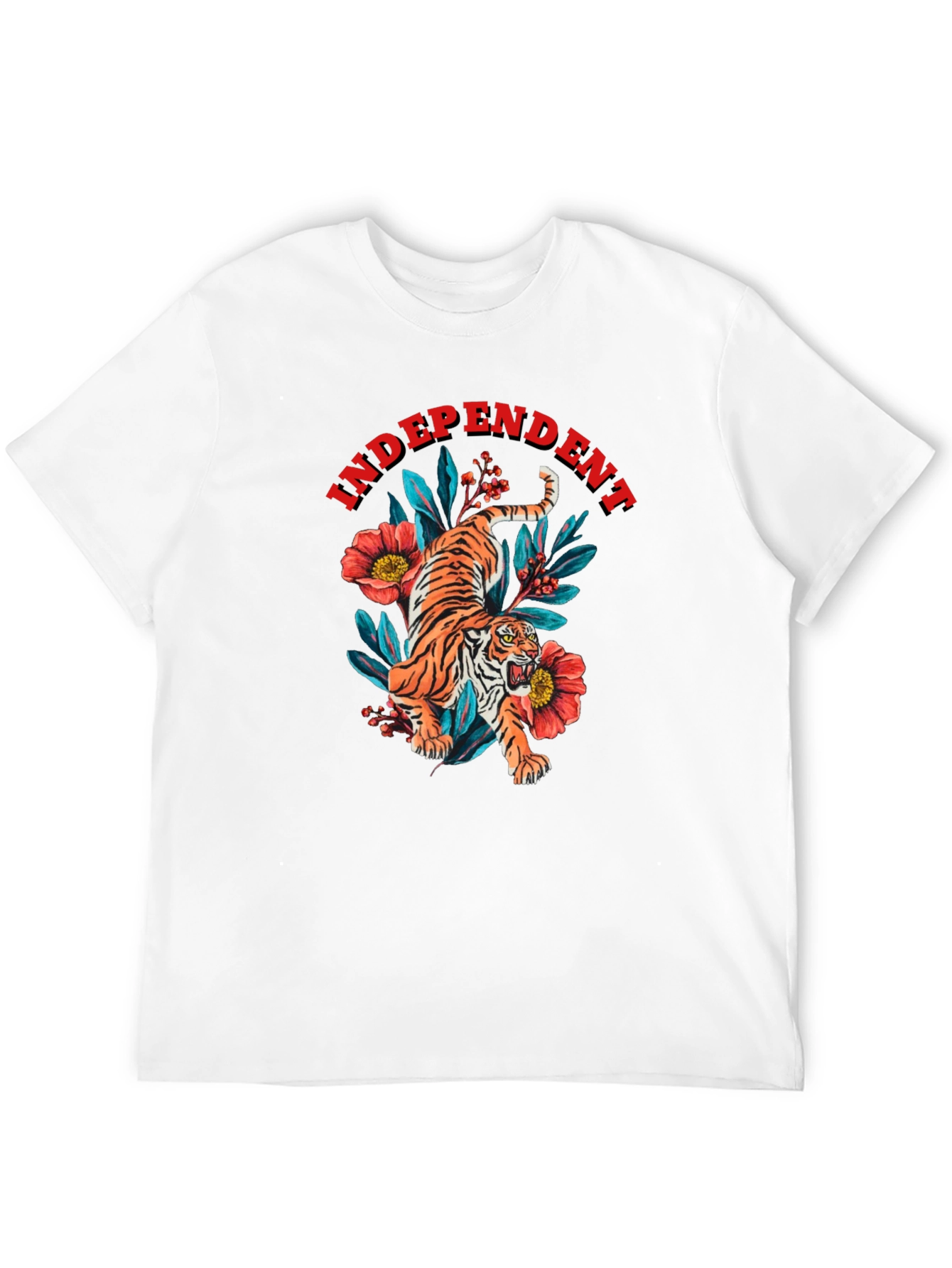 Independent Tiger Graphic T-Shirt - Black
