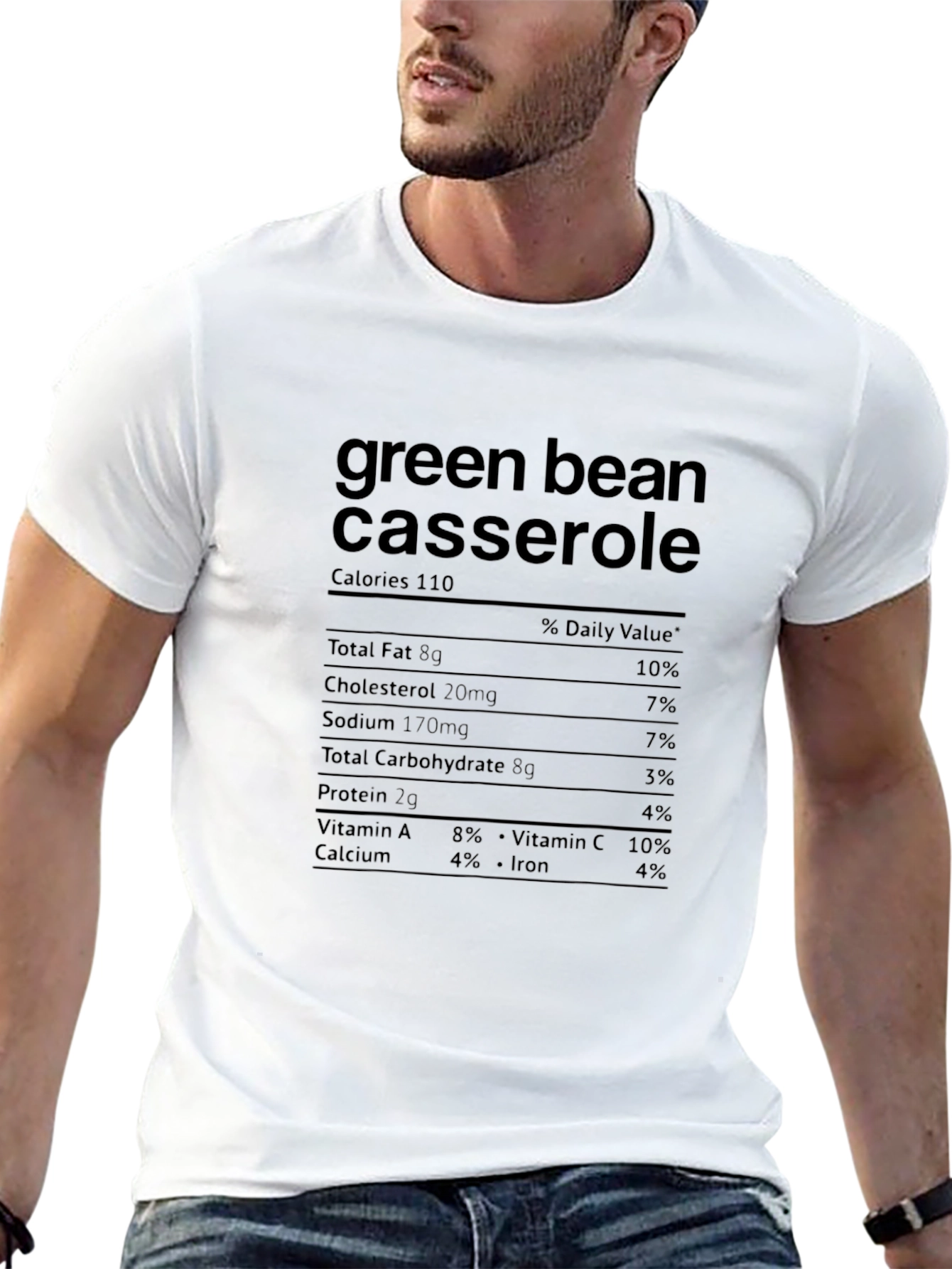 Green Bean Casserole Nutrition Facts T-Shirt