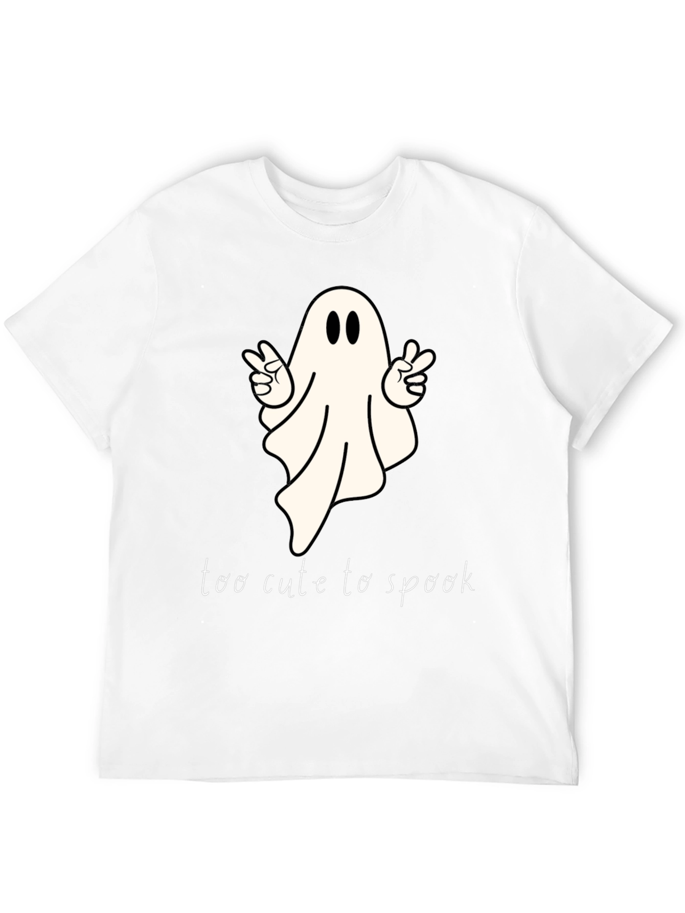 Too Cute to Spook Ghost Tee - Halloween T-Shirt
