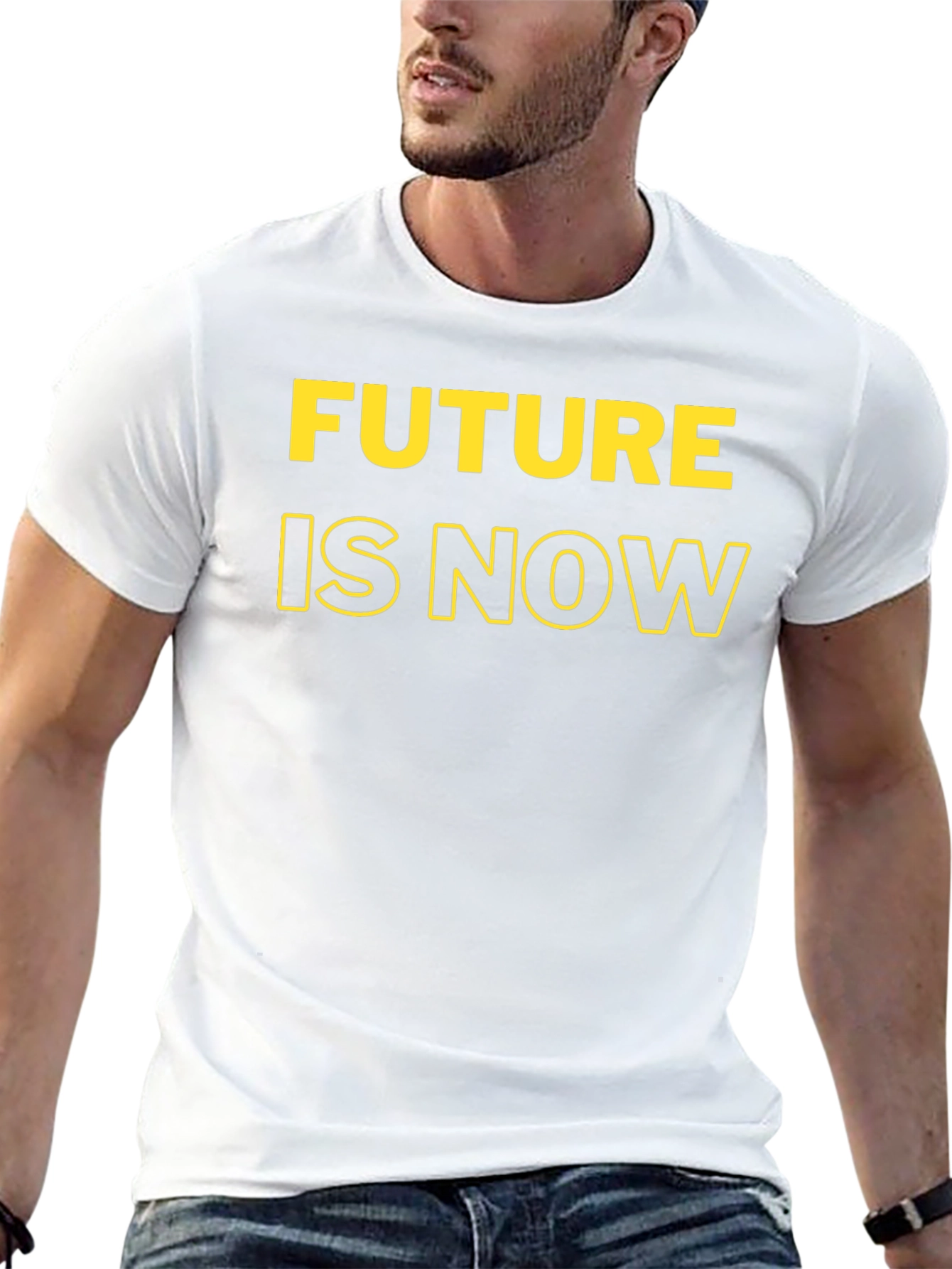 Future Is Now Black T-Shirt