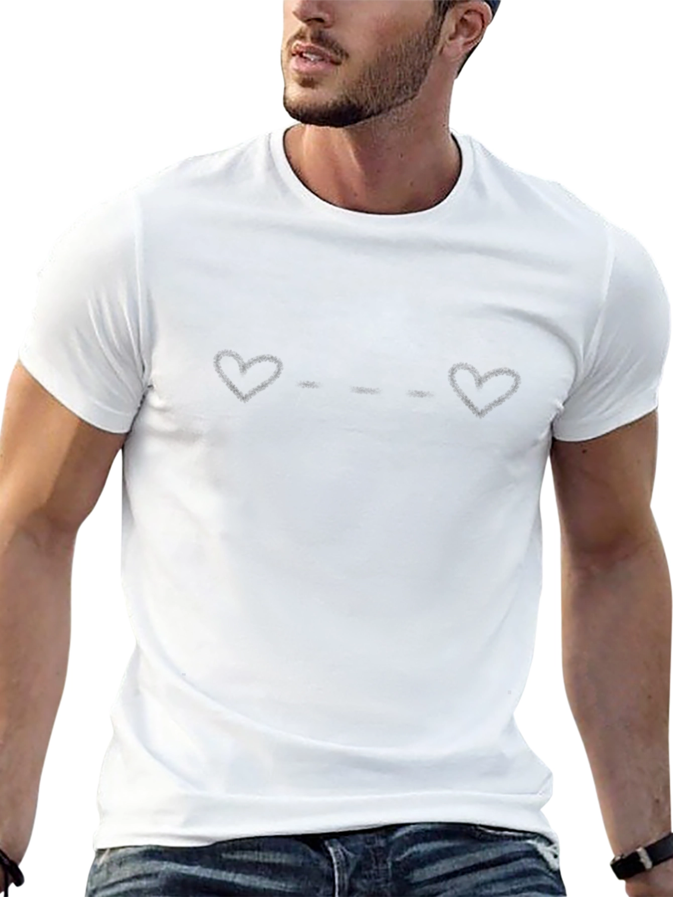 Heart Connection Black T-Shirt
