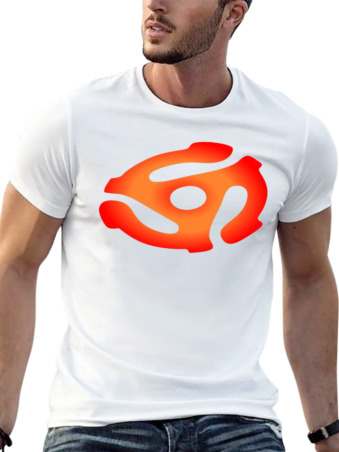 Retro Record Adapter Graphic Tee