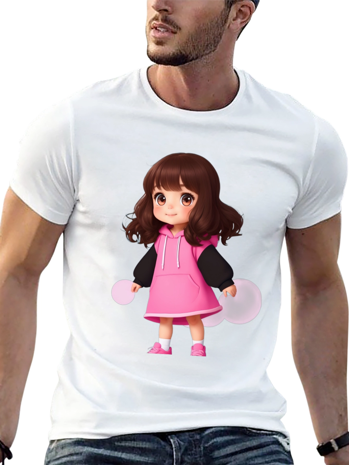 Cute Anime Girl T-Shirt - Casual Style