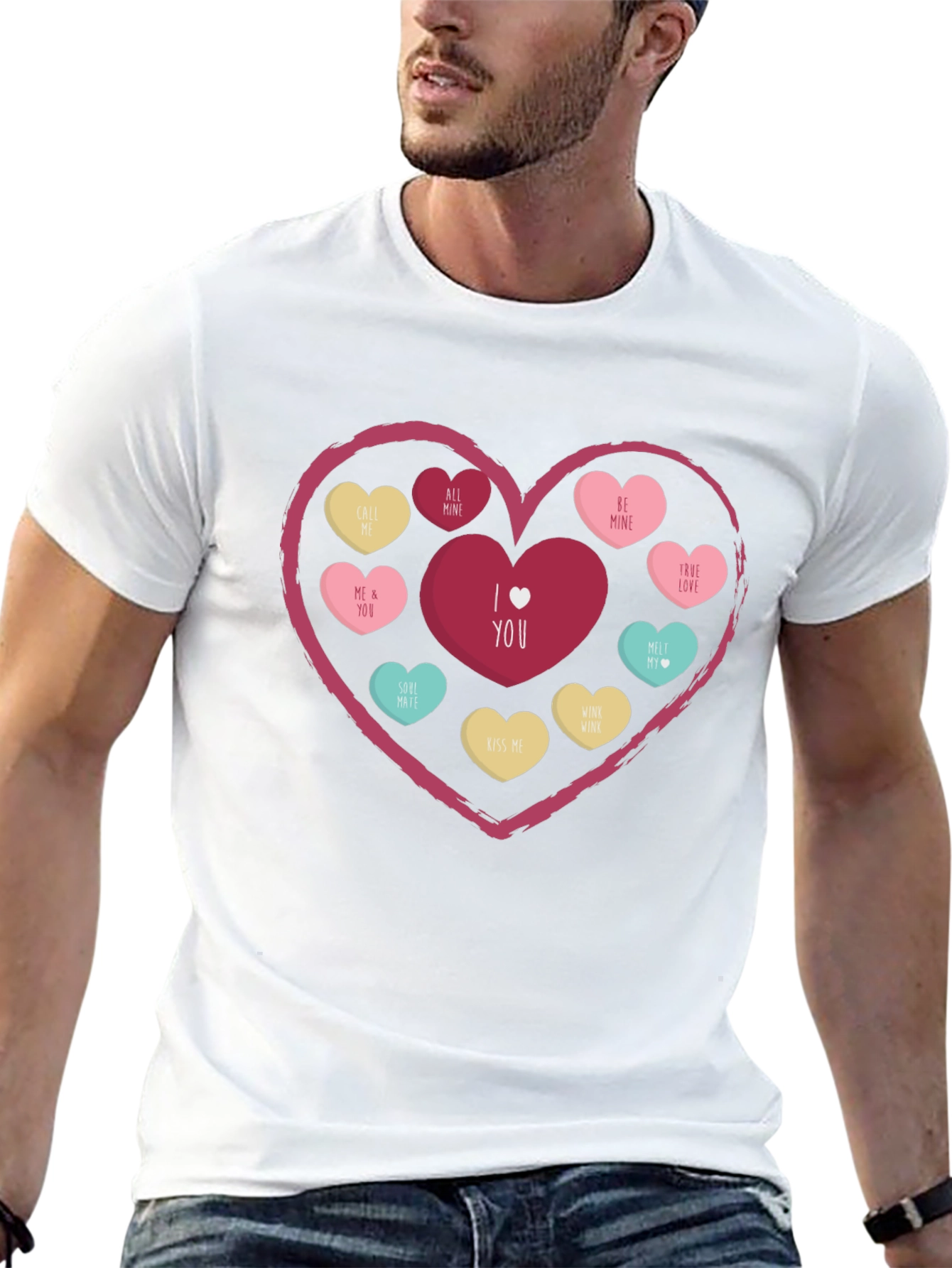 Valentines Day Heart Candy T-Shirt