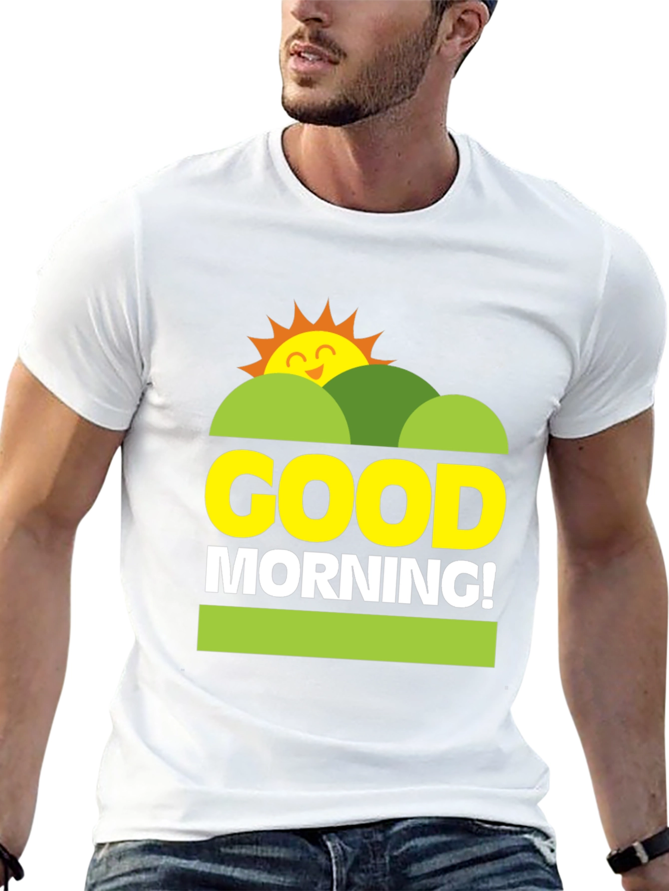 Good Morning Graphic Tee - Unisex Black T-Shirt