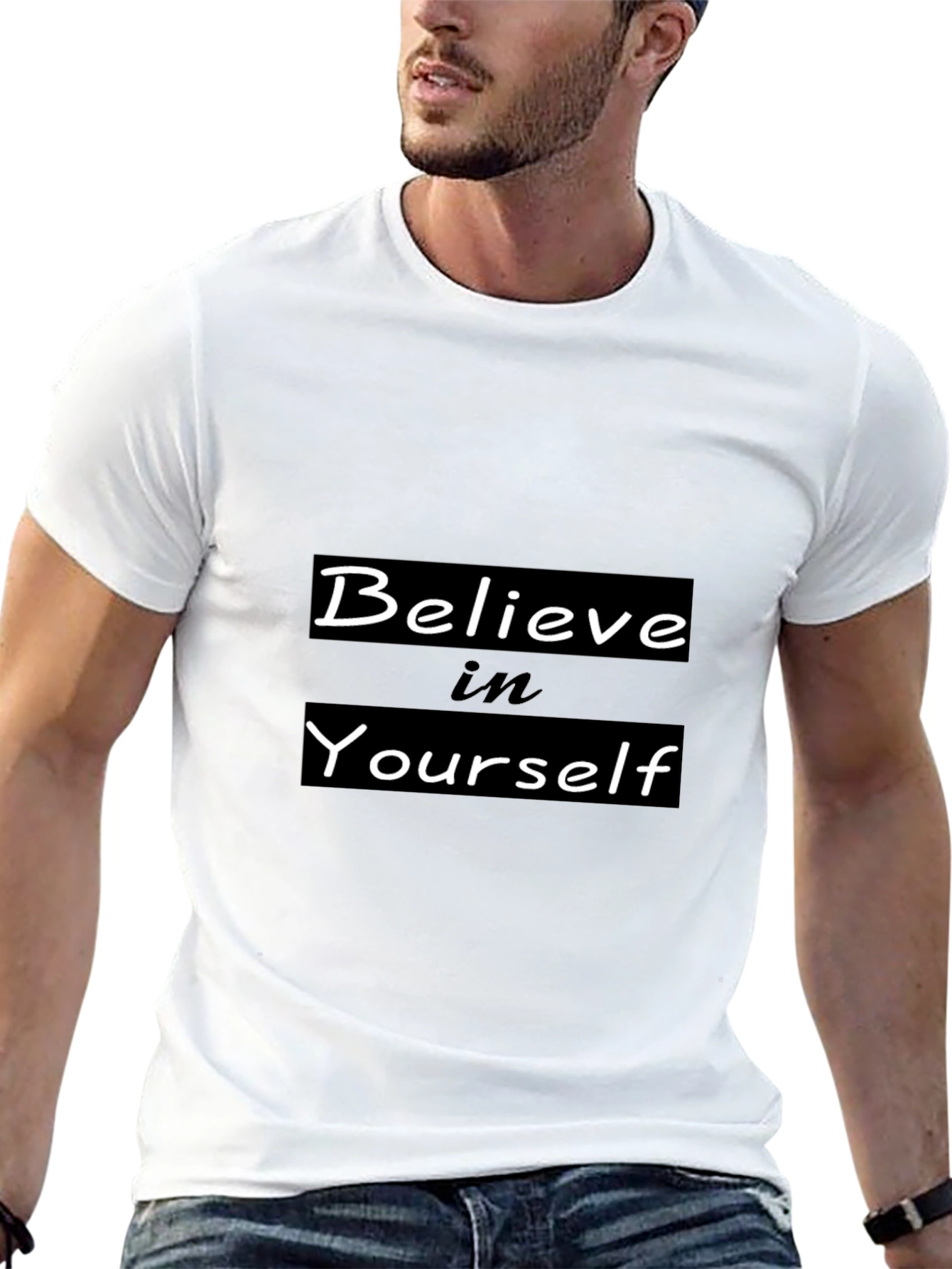 Believe in Yourself Black Tee