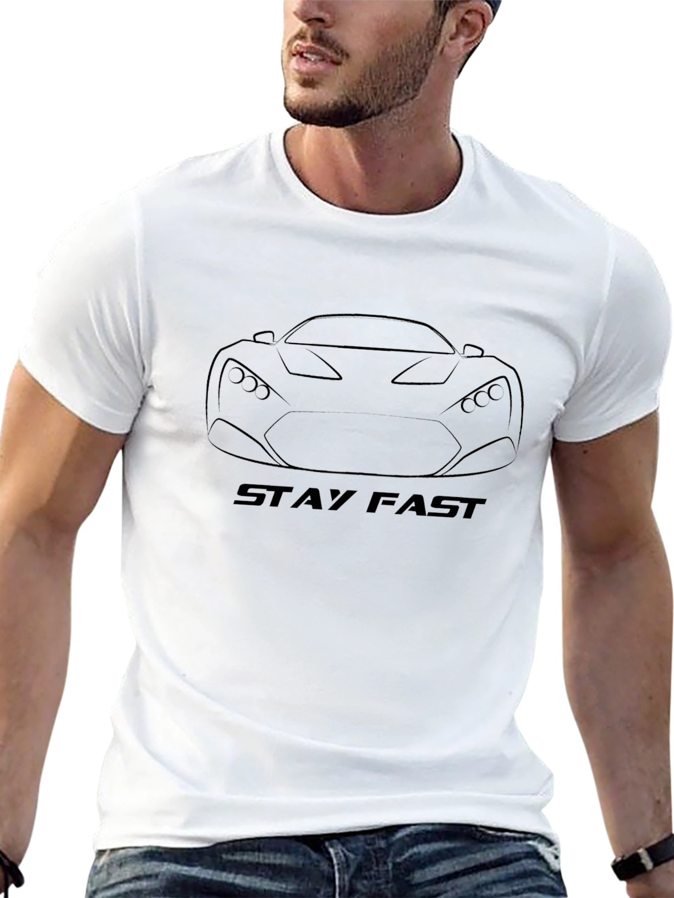 Stay Fast Graphic T-Shirt - Black