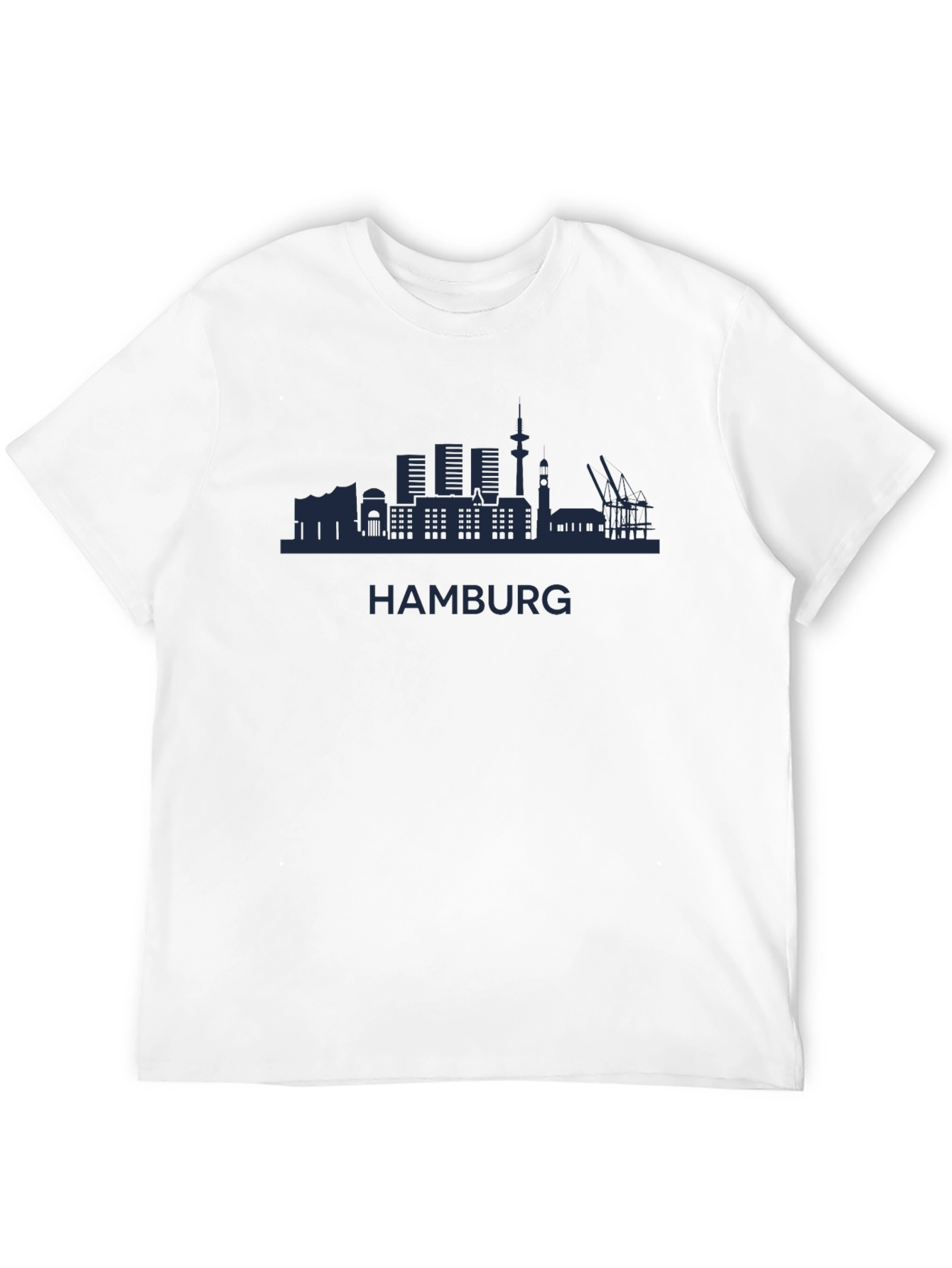 Hamburg Skyline Graphic Tee - City Pride T-Shirt