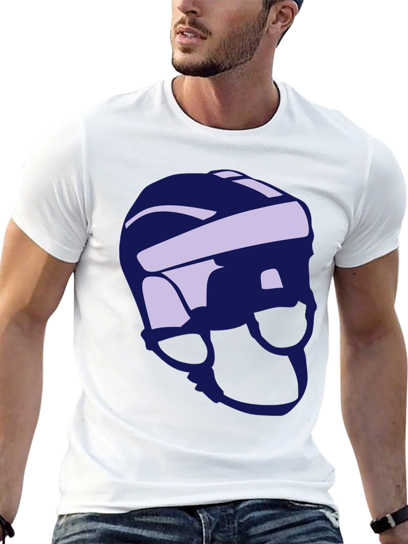 Helmet Graphic Tee - Cool Casual Style