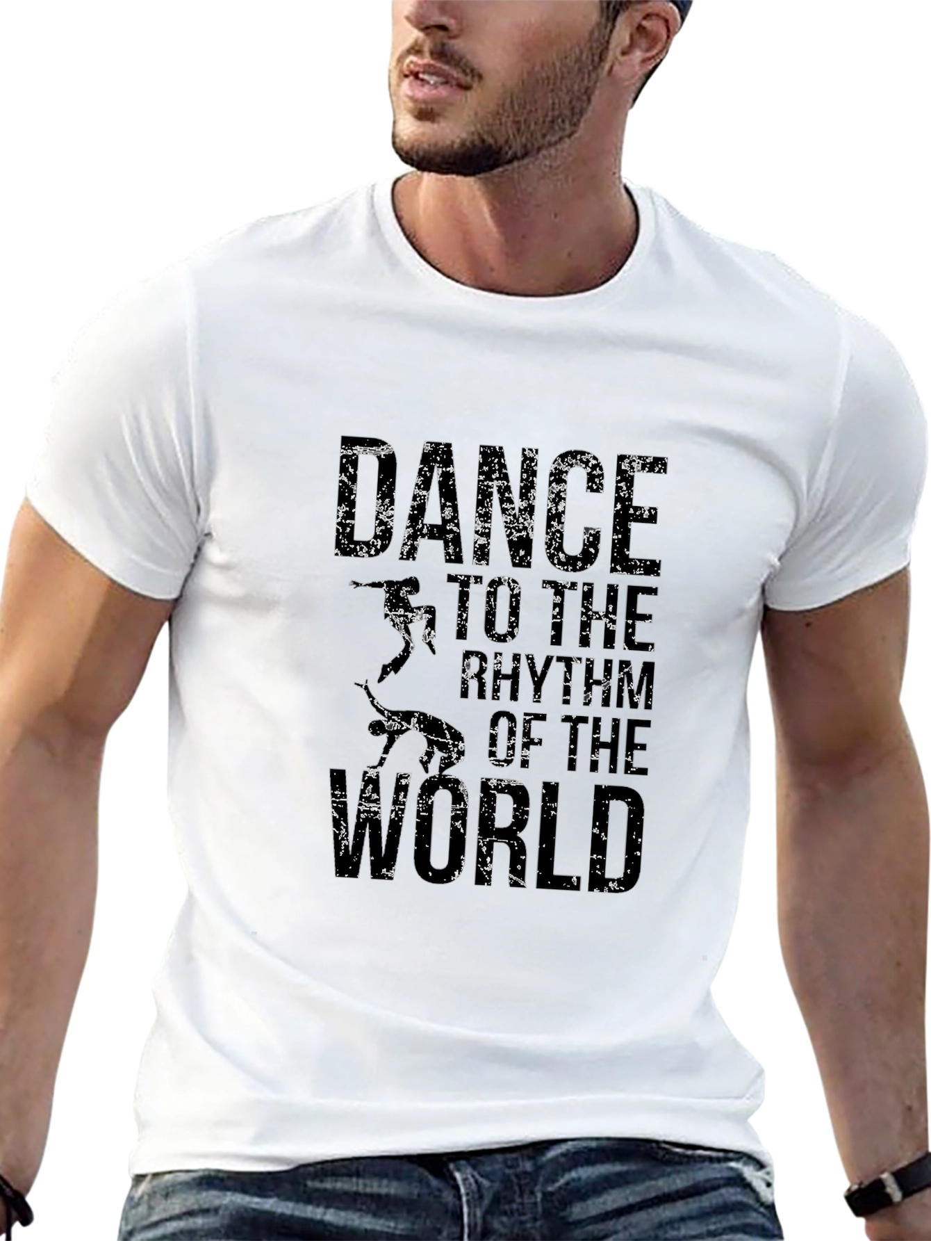 Dance to the Rhythm T-Shirt - Grunge Style