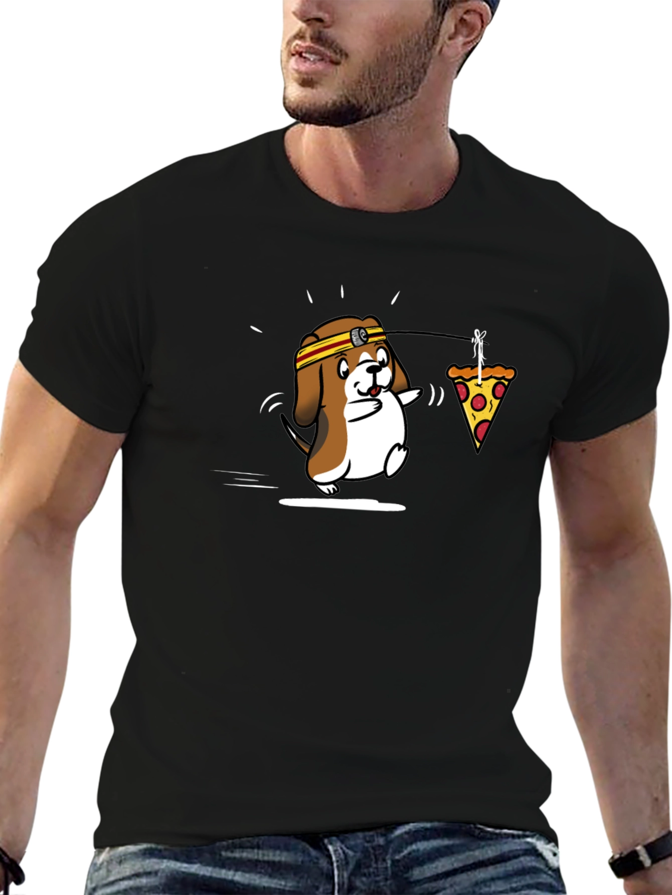 Funny Dog Pizza Lover T-Shirt
