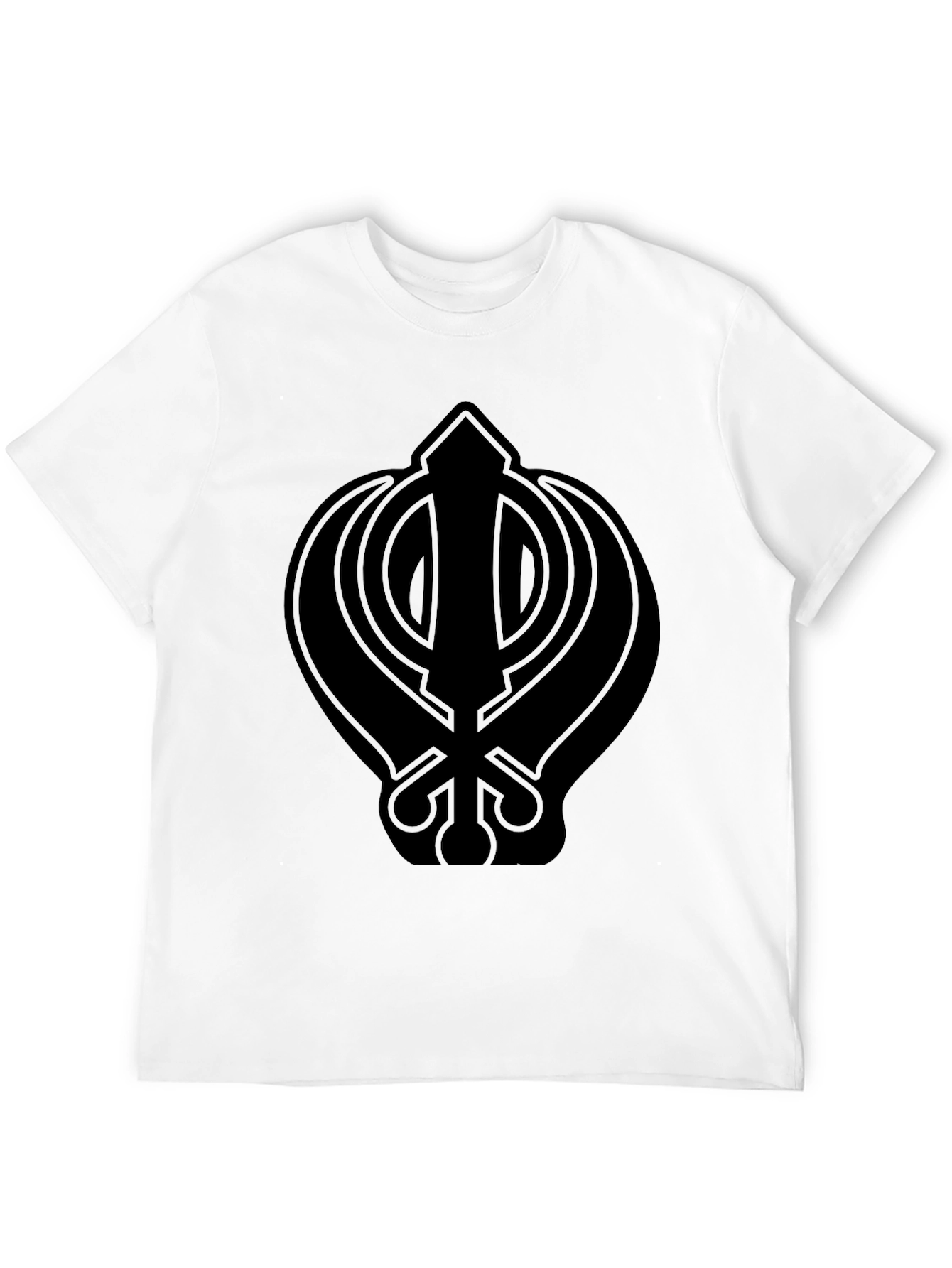 Black Khanda Symbol T-Shirt