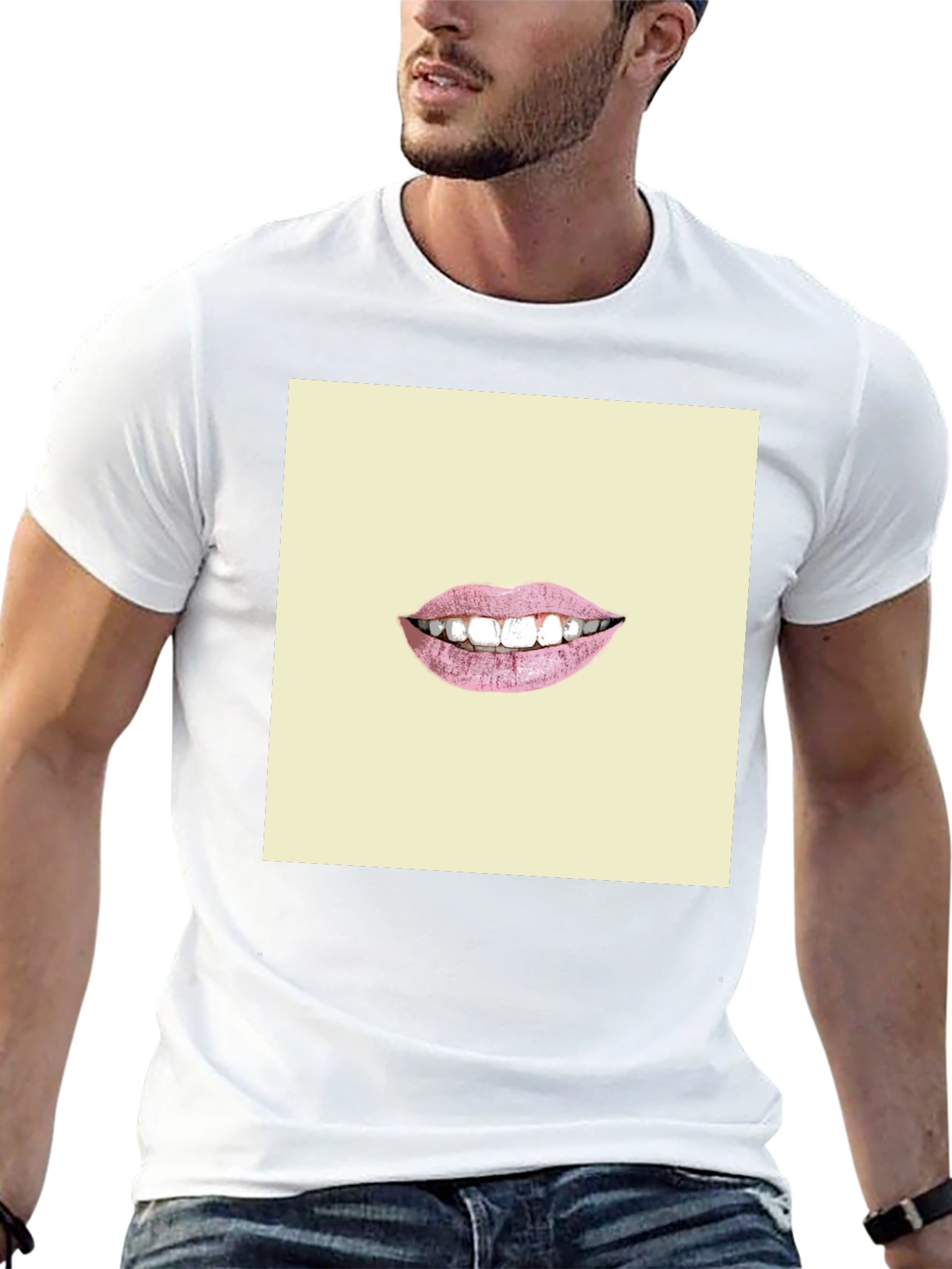 Illustrated Lips Graphic Tee