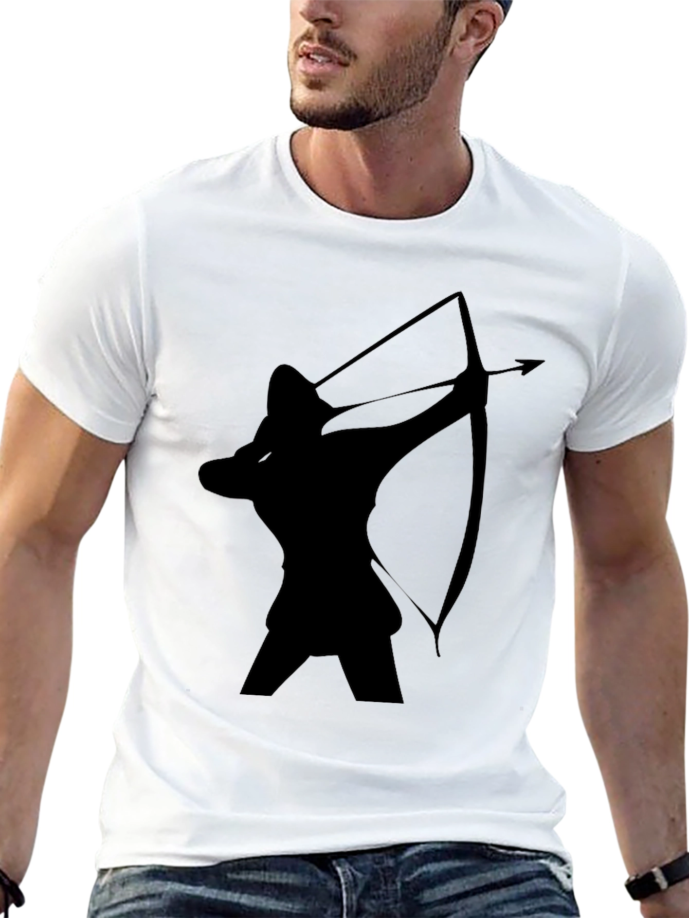 Archer Silhouette Black T-Shirt
